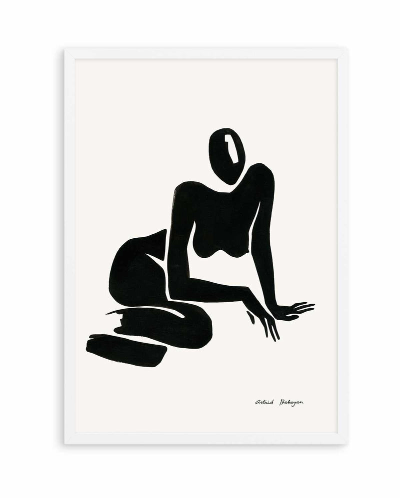 Female Shapes II in Black I by Astrid Babayan | Art Print