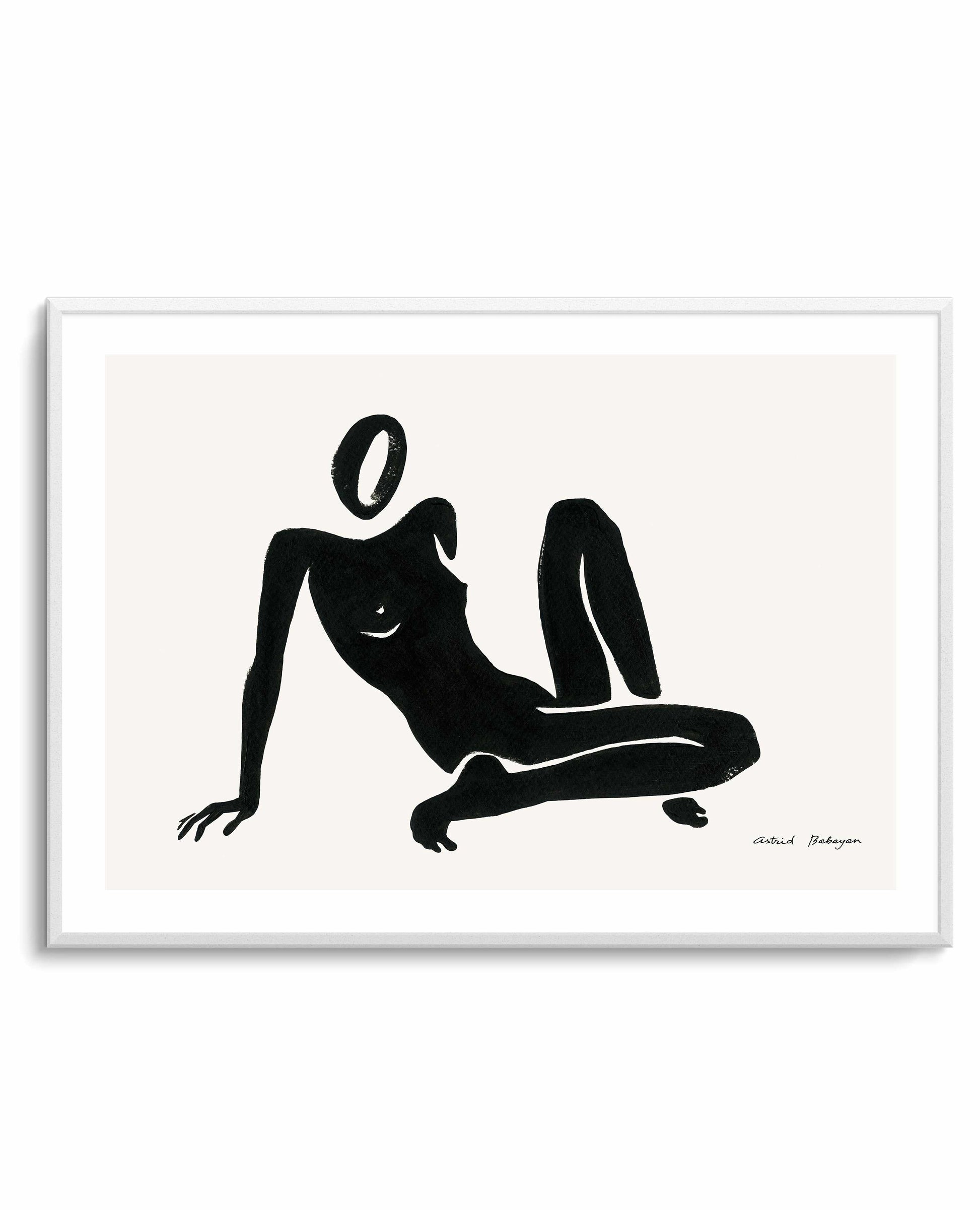 Female Shapes III in Black I by Astrid Babayan | Art Print from Olive et Oriel where you can shop wallpaper and artworks online
