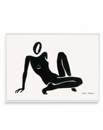 Female Shapes III in Black I by Astrid Babayan | Framed Canvas Art Print