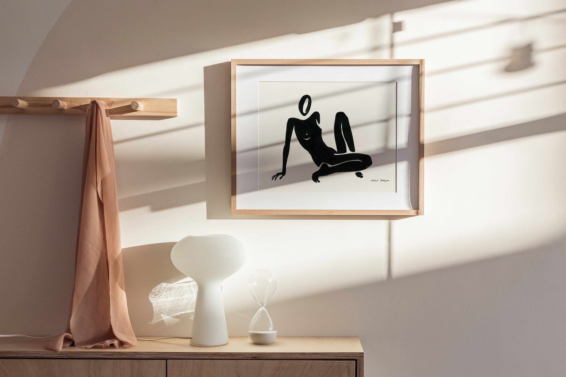 Female Shapes III in Black I by Astrid Babayan | Art Print from Olive et Oriel where you can shop wallpaper and artworks online