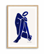 Female Shapes IV in Blue I by Astrid Babayan | Art Print