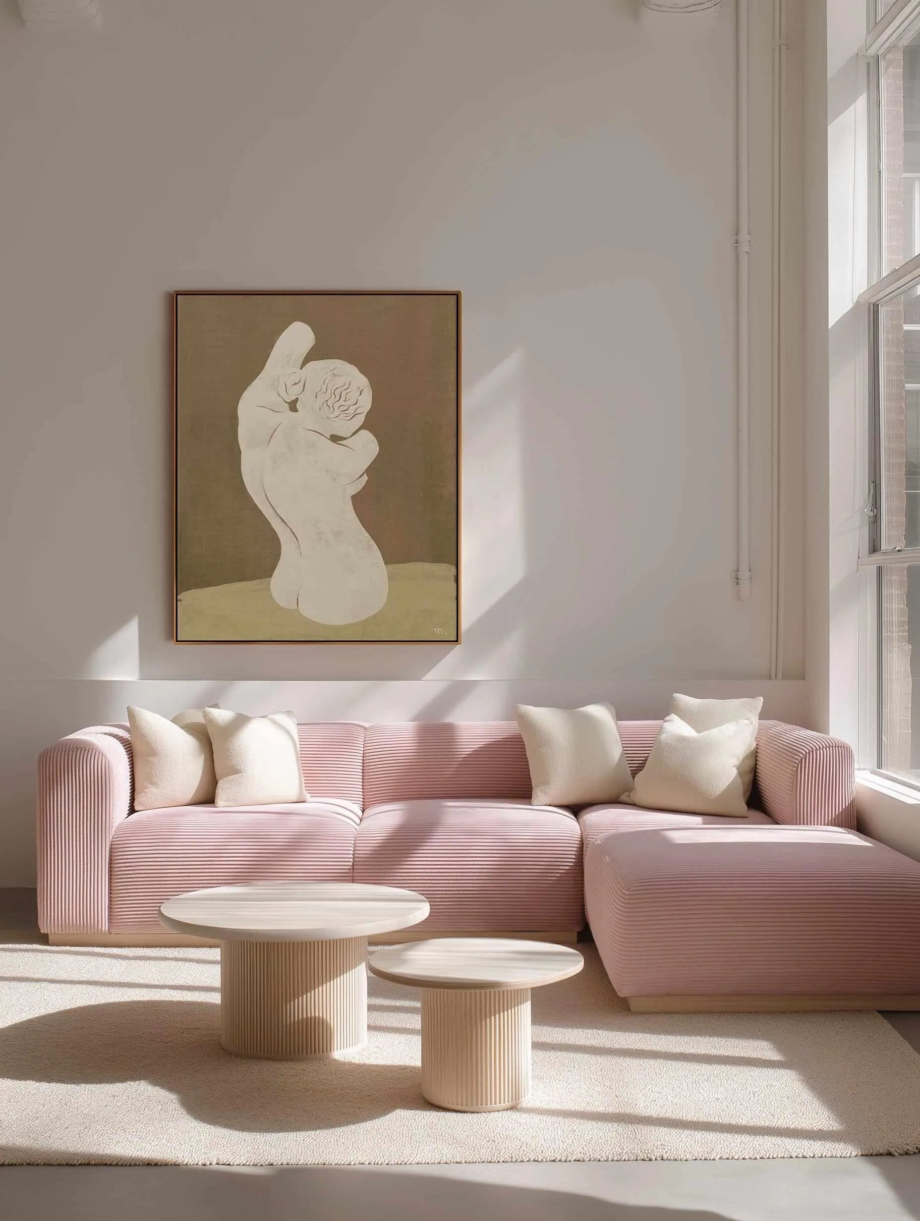 Female Torso by Marco Marella | Framed Canvas Art Print from Olive et Oriel where you can shop wallpaper and artworks online