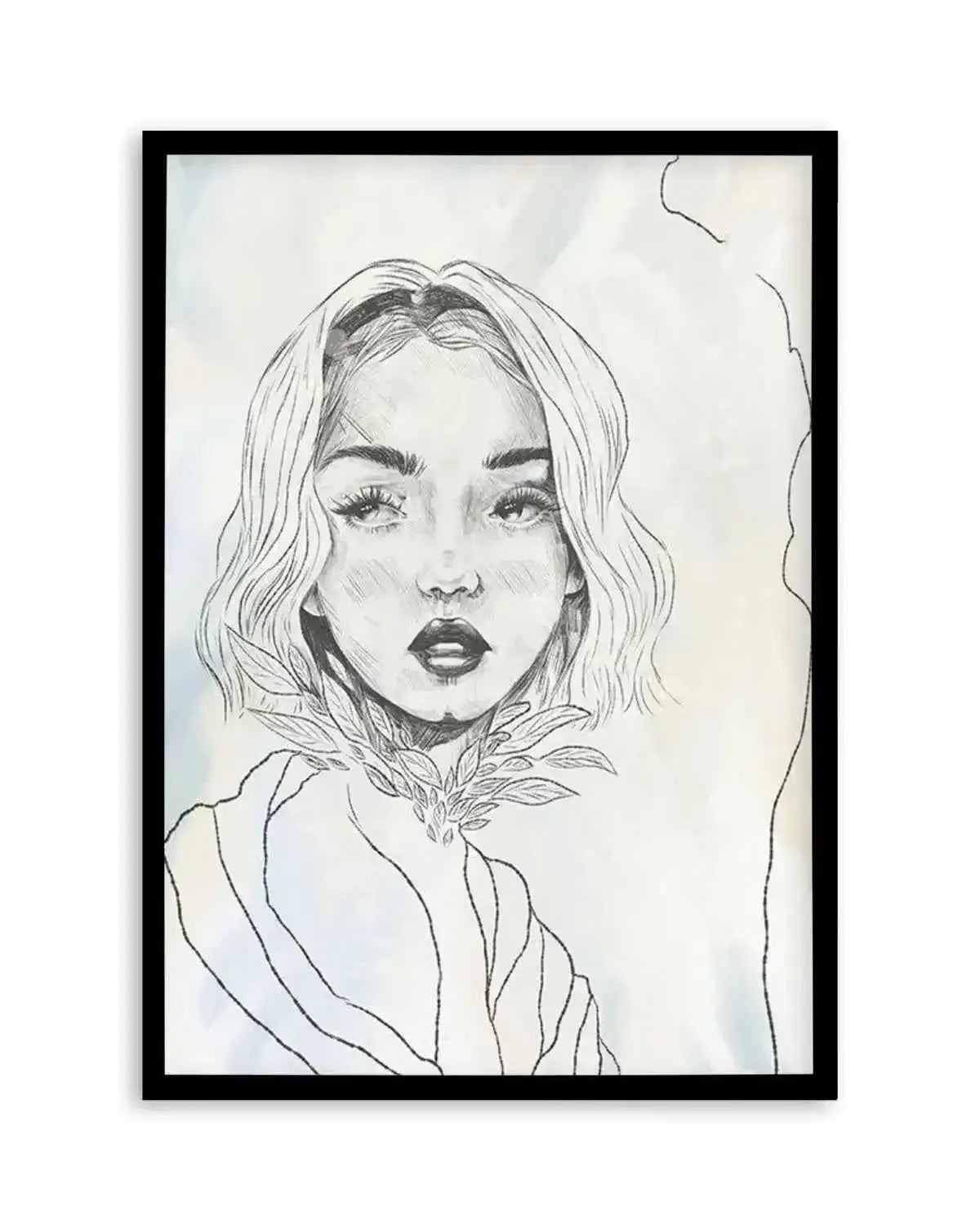 Femme en Lignes I Art Print from Olive et Oriel where you can shop wallpaper and artworks online