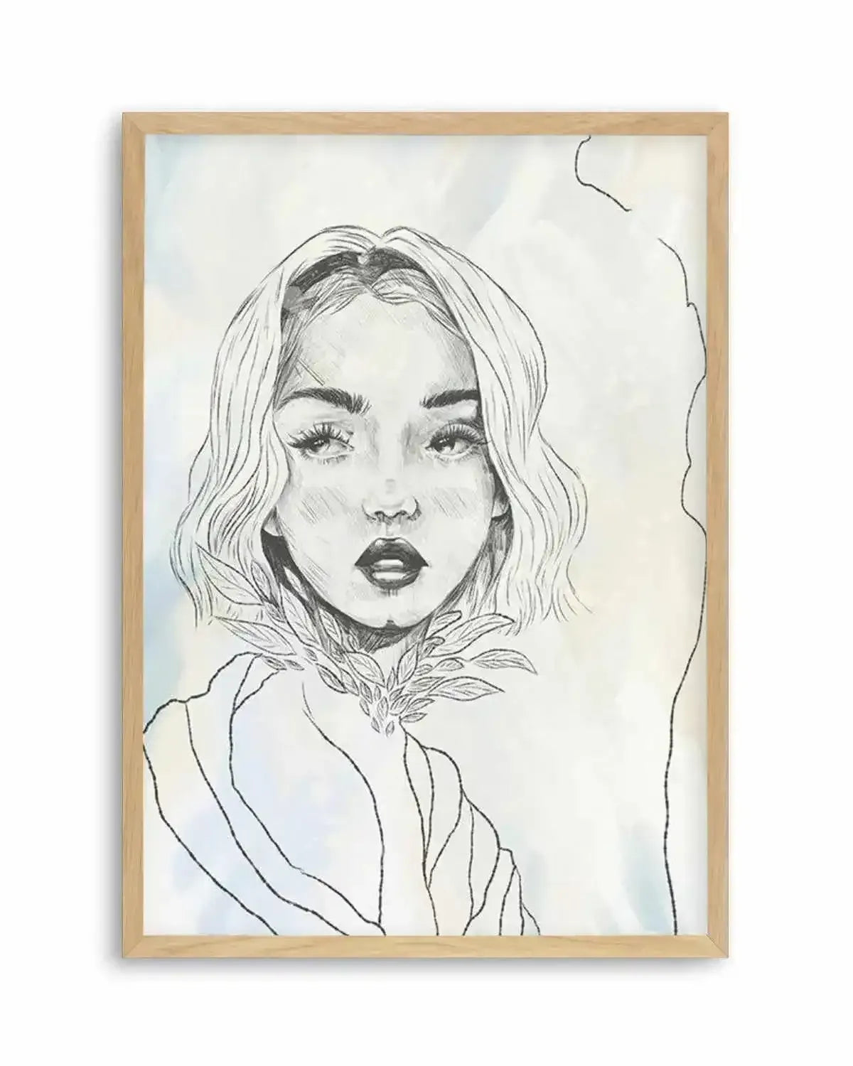 Femme en Lignes I Art Print from Olive et Oriel where you can shop wallpaper and artworks online