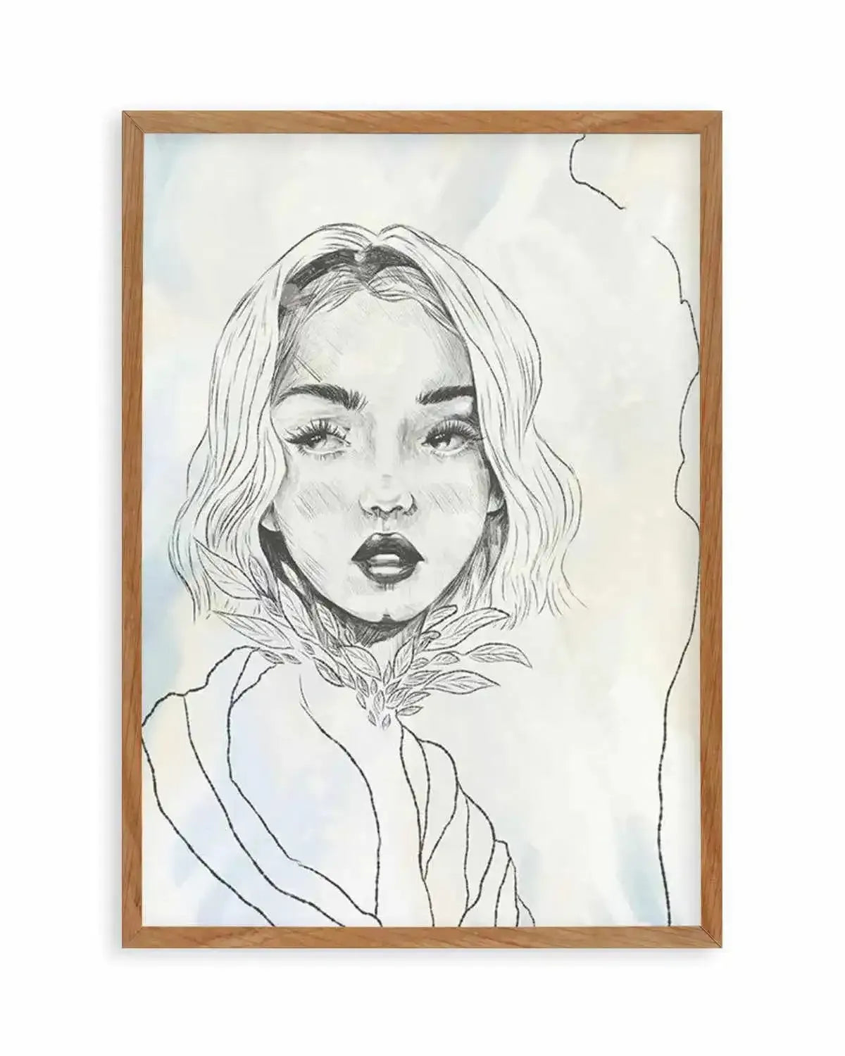 Femme en Lignes I Art Print from Olive et Oriel where you can shop wallpaper and artworks online