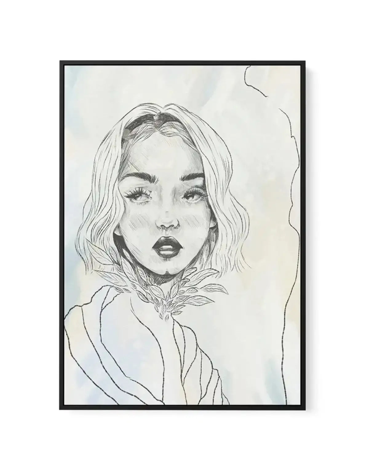 Femme en Lignes I | Framed Canvas-CANVAS-You can shop wall art online with Olive et Oriel for everything from abstract art to fun kids wall art. Our beautiful modern art prints and canvas art are available from large canvas prints to wall art paintings and our proudly Australian artwork collection offers only the highest quality framed large wall art and canvas art Australia - You can buy fashion photography prints or Hampton print posters and paintings on canvas from Olive et Oriel and have the