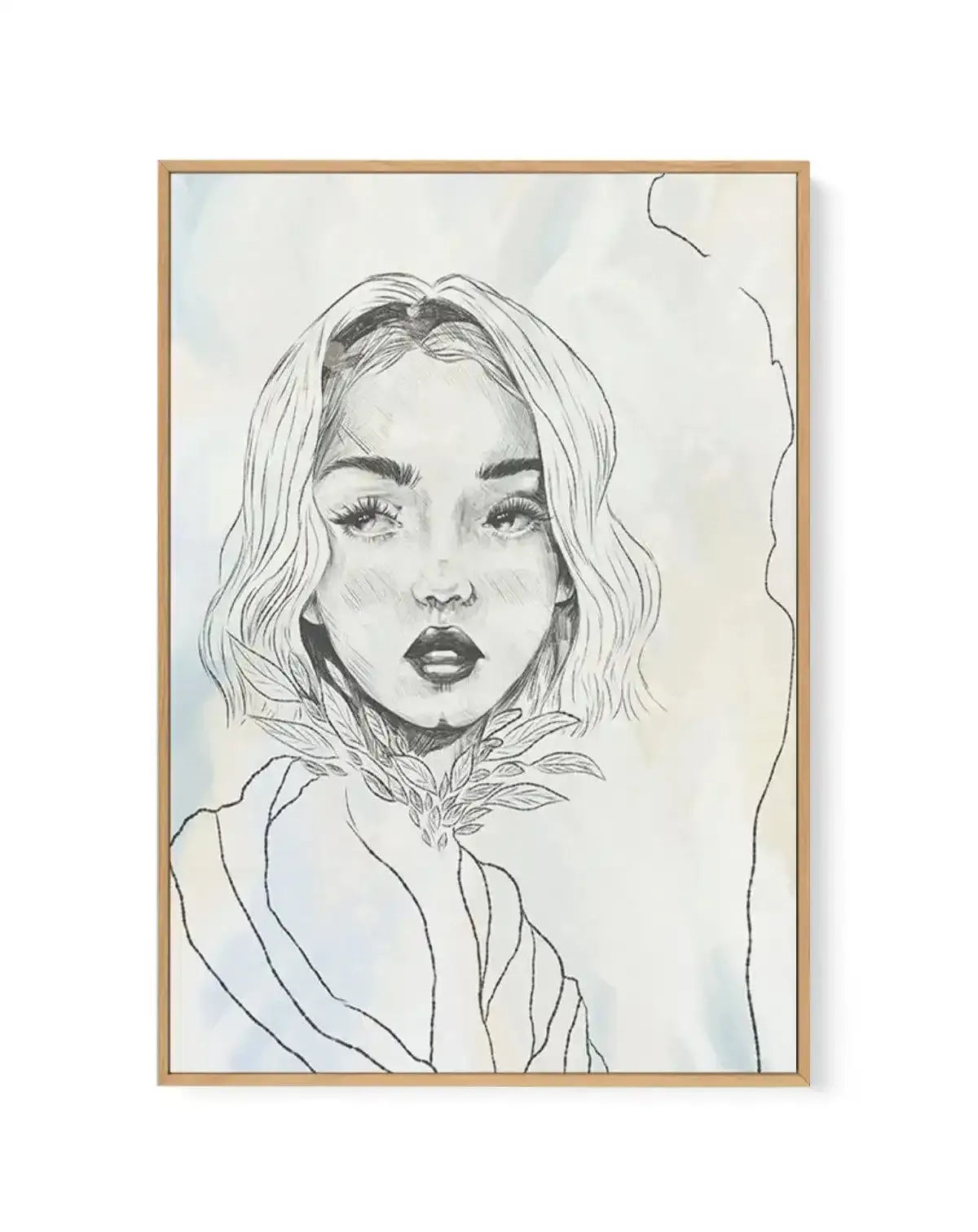 Femme en Lignes I | Framed Canvas-CANVAS-You can shop wall art online with Olive et Oriel for everything from abstract art to fun kids wall art. Our beautiful modern art prints and canvas art are available from large canvas prints to wall art paintings and our proudly Australian artwork collection offers only the highest quality framed large wall art and canvas art Australia - You can buy fashion photography prints or Hampton print posters and paintings on canvas from Olive et Oriel and have the