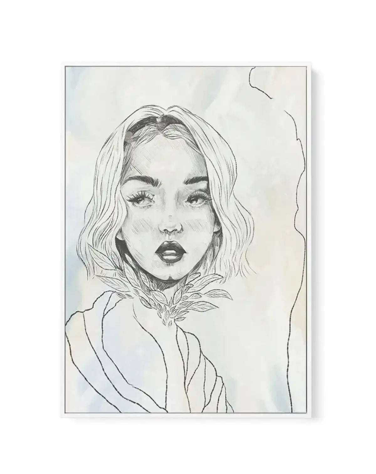 Femme en Lignes I | Framed Canvas-CANVAS-You can shop wall art online with Olive et Oriel for everything from abstract art to fun kids wall art. Our beautiful modern art prints and canvas art are available from large canvas prints to wall art paintings and our proudly Australian artwork collection offers only the highest quality framed large wall art and canvas art Australia - You can buy fashion photography prints or Hampton print posters and paintings on canvas from Olive et Oriel and have the