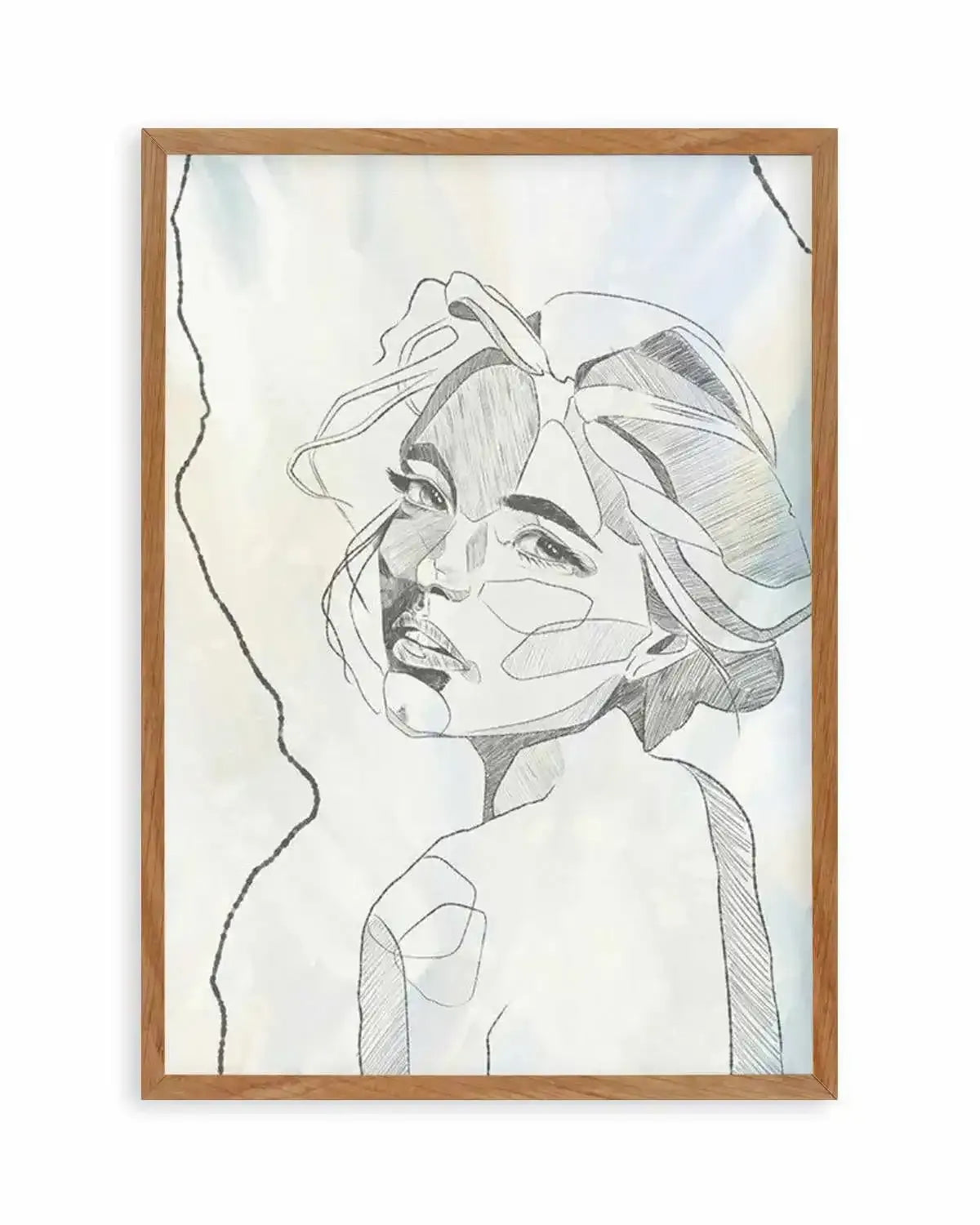 Femme en Lignes II Art Print from Olive et Oriel where you can shop wallpaper and artworks online