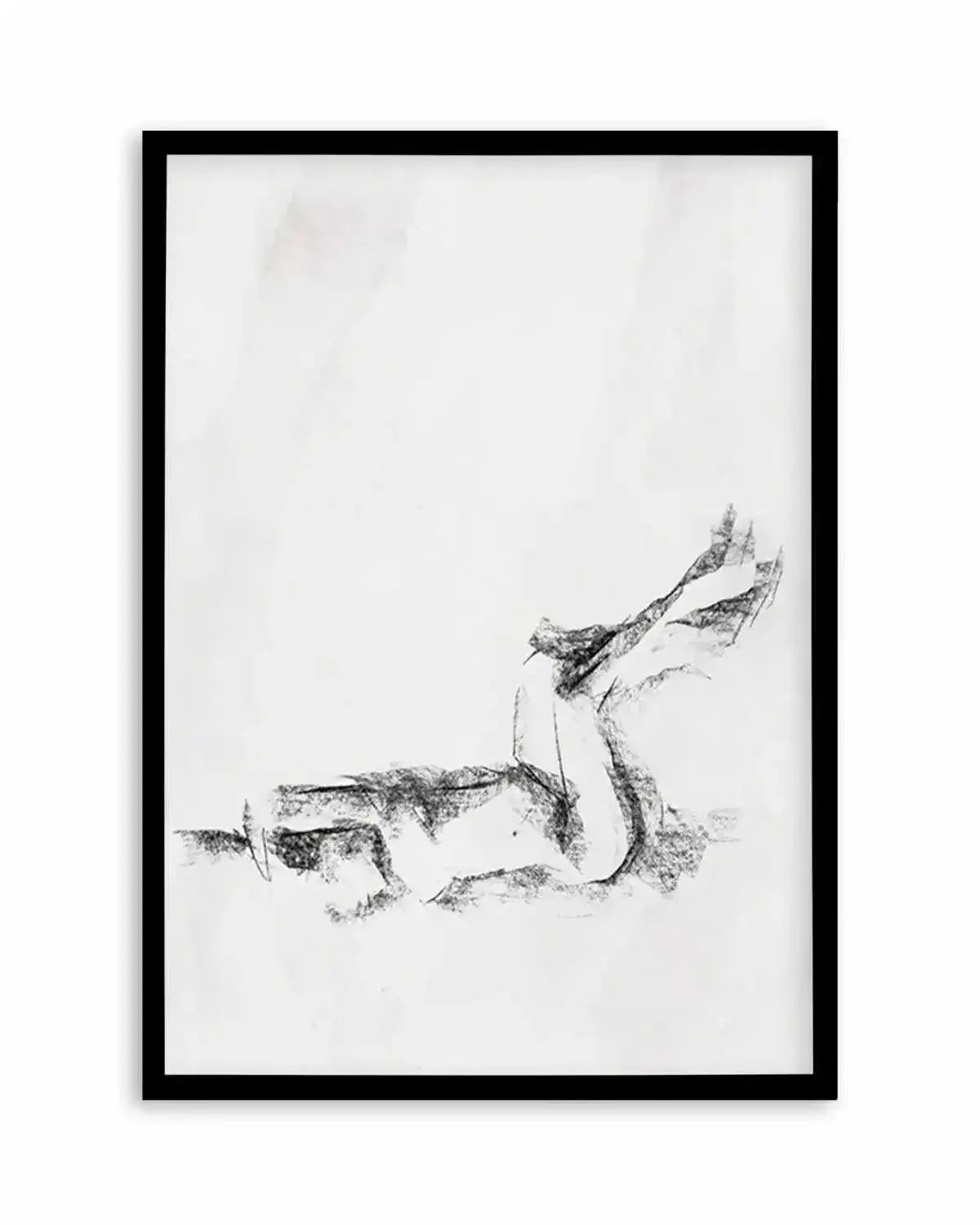 Femme in Charcoal I Art Print from Olive et Oriel where you can shop wallpaper and artworks online