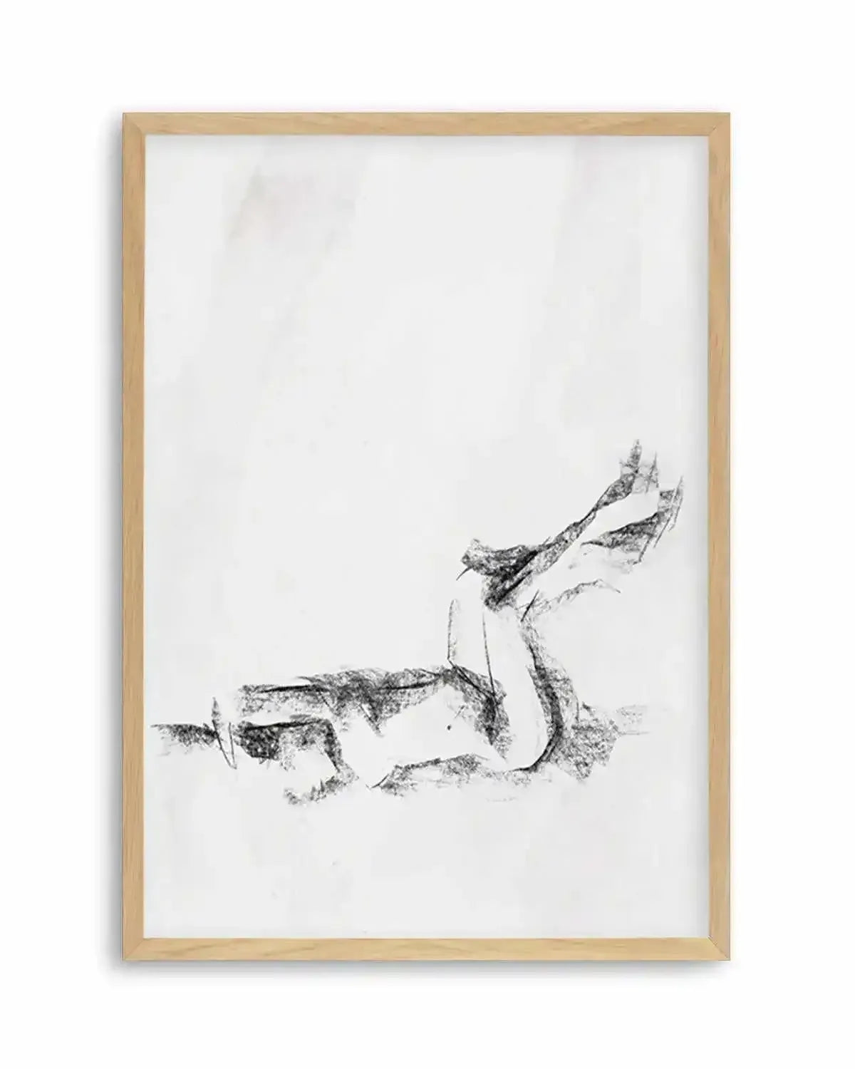 Femme in Charcoal I Art Print from Olive et Oriel where you can shop wallpaper and artworks online