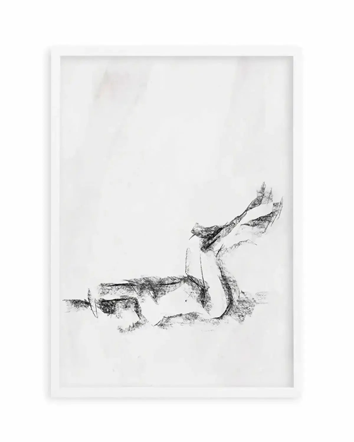 Femme in Charcoal I Art Print from Olive et Oriel where you can shop wallpaper and artworks online