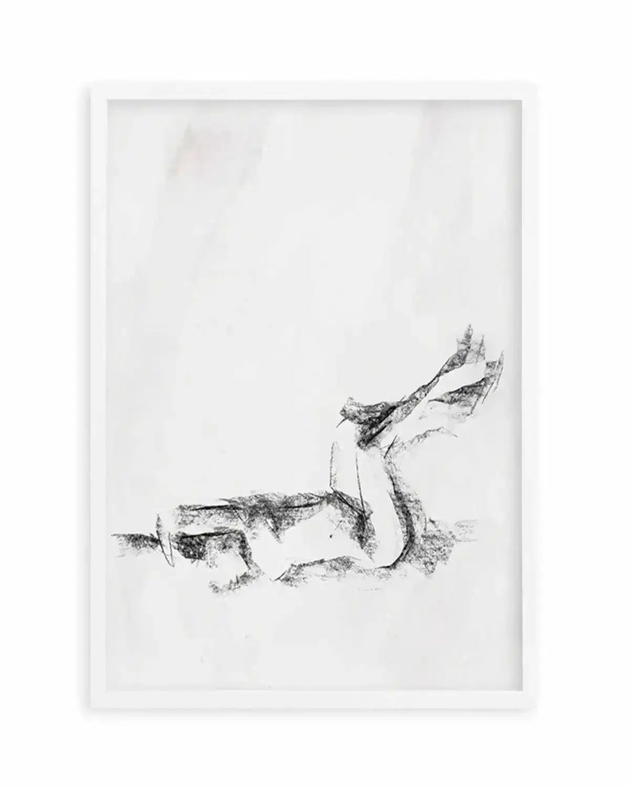Femme in Charcoal I Art Print from Olive et Oriel where you can shop wallpaper and artworks online