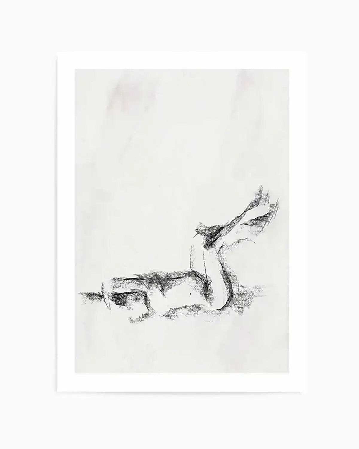 Femme in Charcoal I Art Print from Olive et Oriel where you can shop wallpaper and artworks online