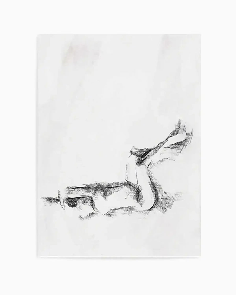 Femme in Charcoal I Art Print from Olive et Oriel where you can shop wallpaper and artworks online