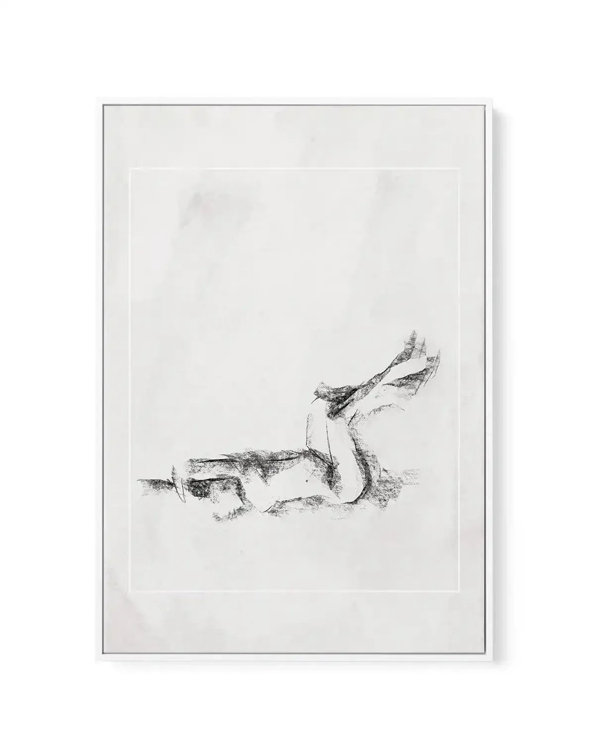 Femme in Charcoal I | Framed Canvas-CANVAS-You can shop wall art online with Olive et Oriel for everything from abstract art to fun kids wall art. Our beautiful modern art prints and canvas art are available from large canvas prints to wall art paintings and our proudly Australian artwork collection offers only the highest quality framed large wall art and canvas art Australia - You can buy fashion photography prints or Hampton print posters and paintings on canvas from Olive et Oriel and have t