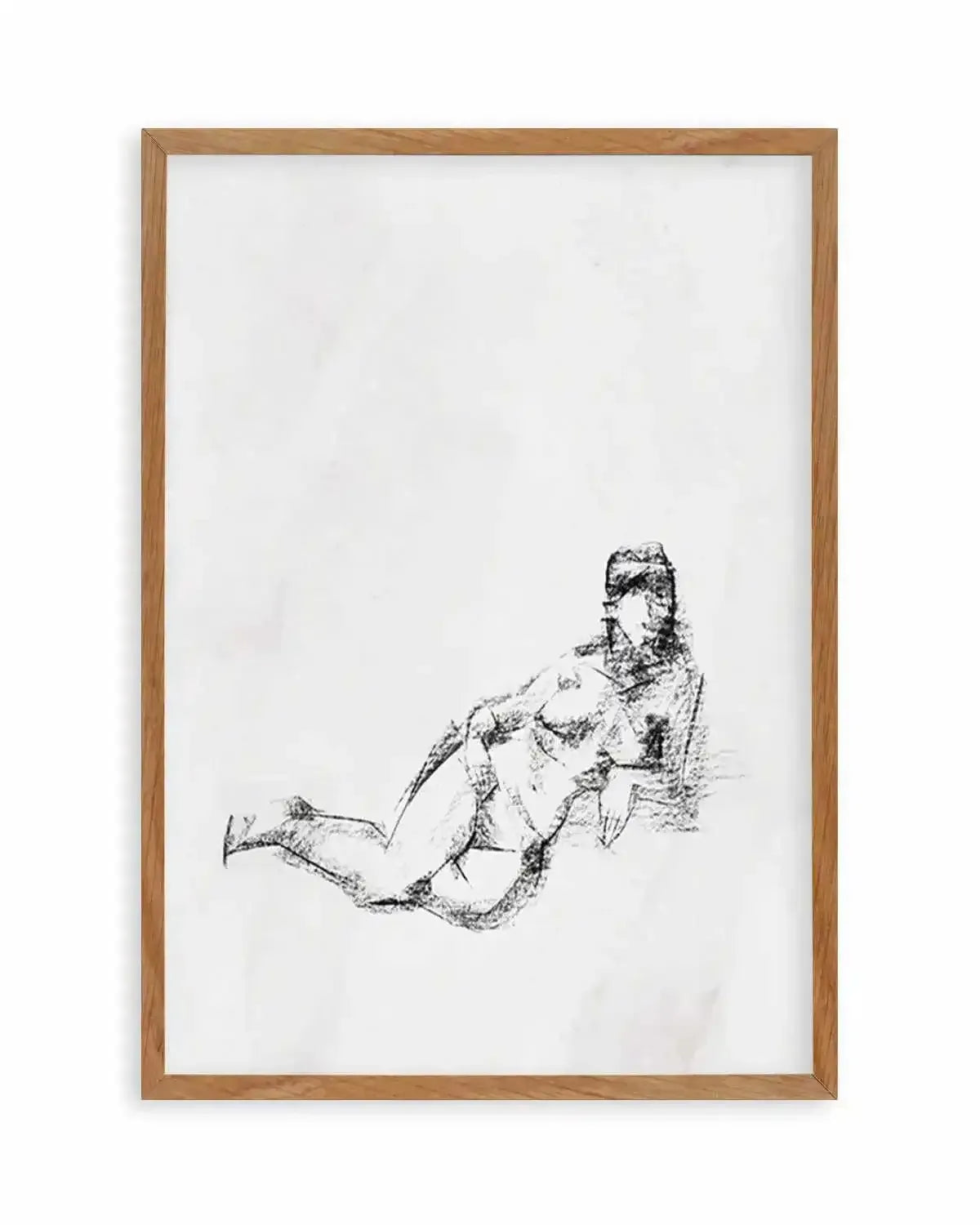Femme in Charcoal III Art Print from Olive et Oriel where you can shop wallpaper and artworks online