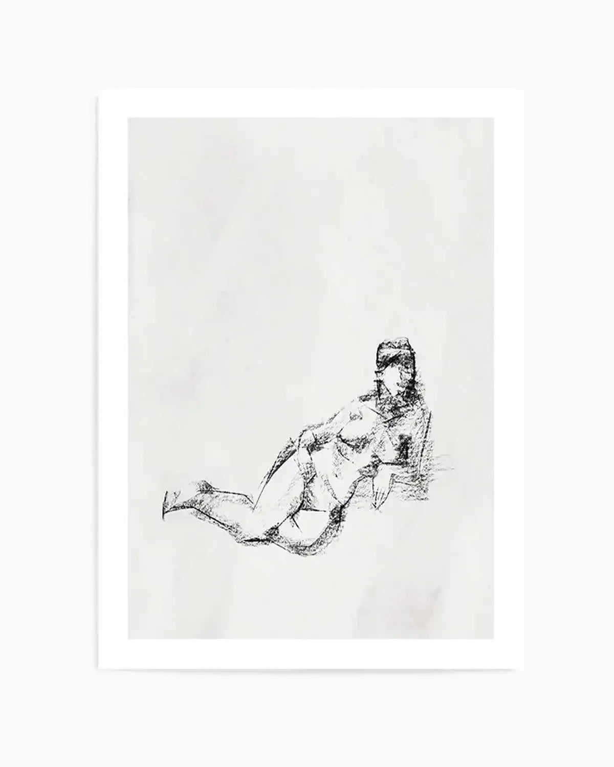 Femme in Charcoal III Art Print from Olive et Oriel where you can shop wallpaper and artworks online
