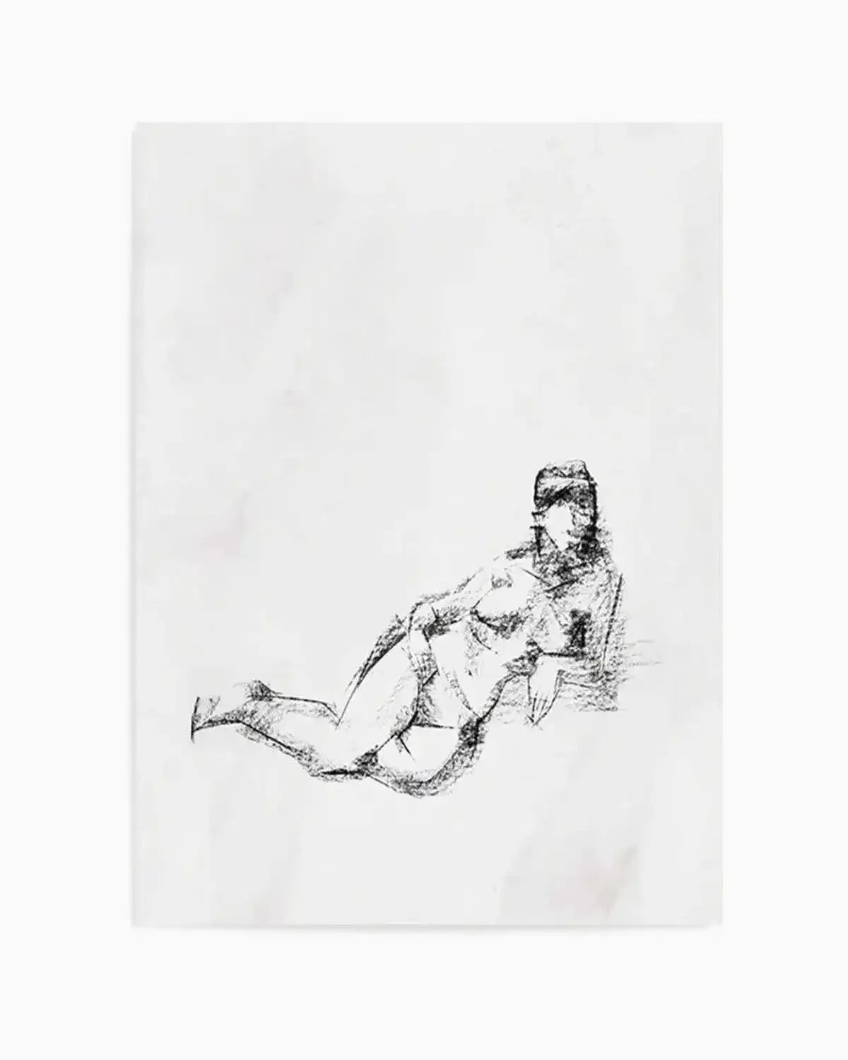 Femme in Charcoal III Art Print from Olive et Oriel where you can shop wallpaper and artworks online