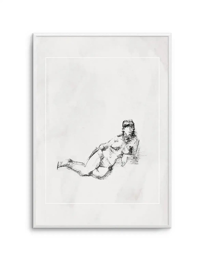 Femme in Charcoal III Art Print-PRINT-Olive et Oriel-Olive et Oriel-Buy-Australian-Art-Prints-Online-with-Olive-et-Oriel-Your-Artwork-Specialists-Austrailia-Decorate-With-Coastal-Photo-Wall-Art-Prints-From-Our-Beach-House-Artwork-Collection-Fine-Poster-and-Framed-Artwork
