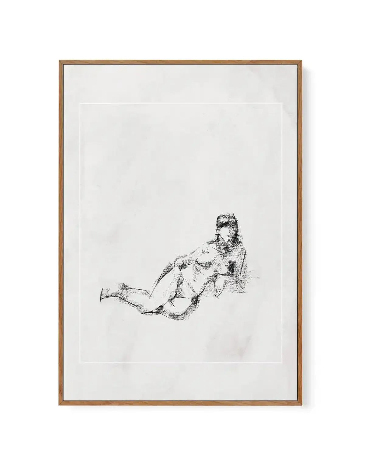 Femme in Charcoal III | Framed Canvas-CANVAS-You can shop wall art online with Olive et Oriel for everything from abstract art to fun kids wall art. Our beautiful modern art prints and canvas art are available from large canvas prints to wall art paintings and our proudly Australian artwork collection offers only the highest quality framed large wall art and canvas art Australia - You can buy fashion photography prints or Hampton print posters and paintings on canvas from Olive et Oriel and have