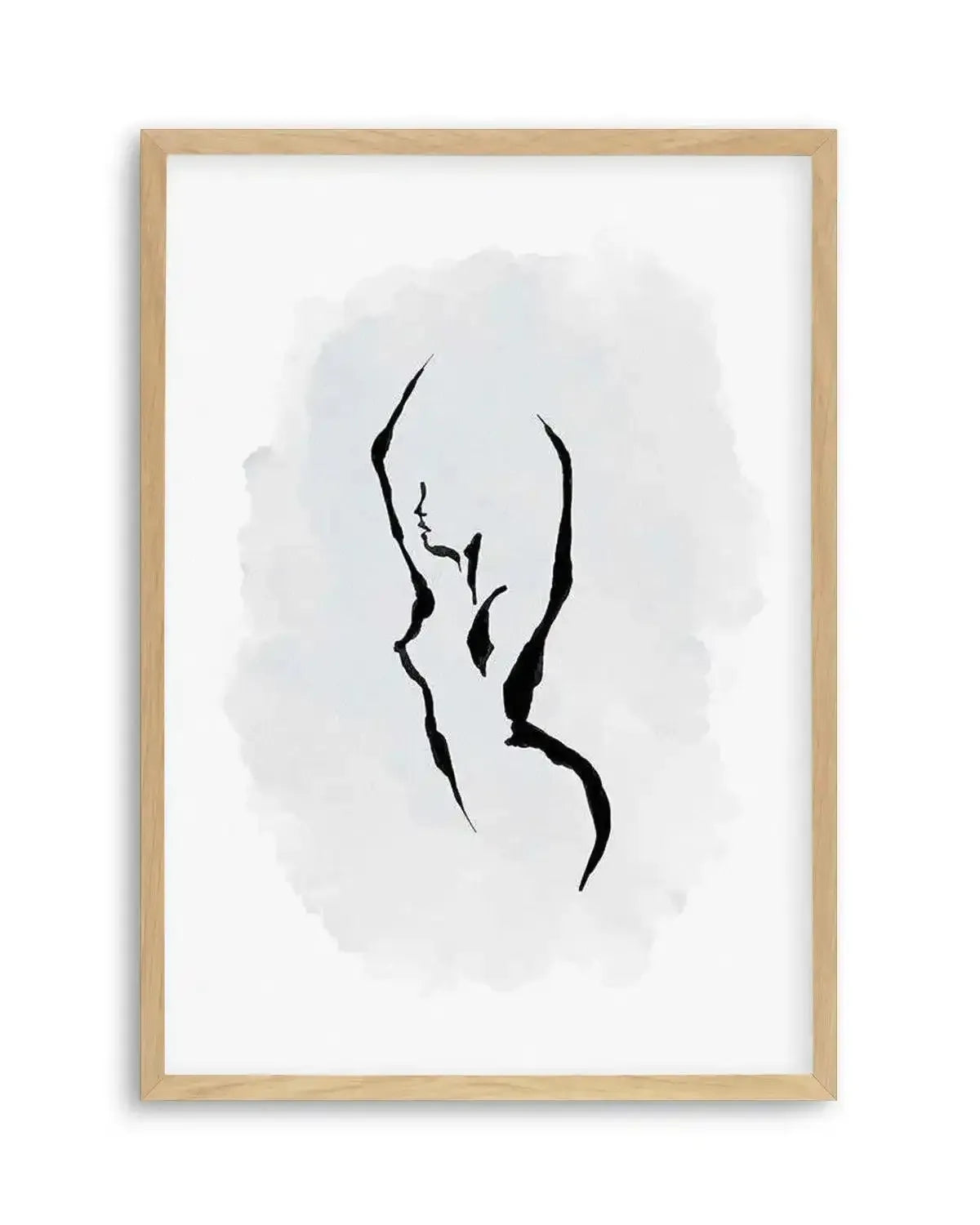 Femme in Periwinkle Blue Art Print from Olive et Oriel where you can shop wallpaper and artworks online