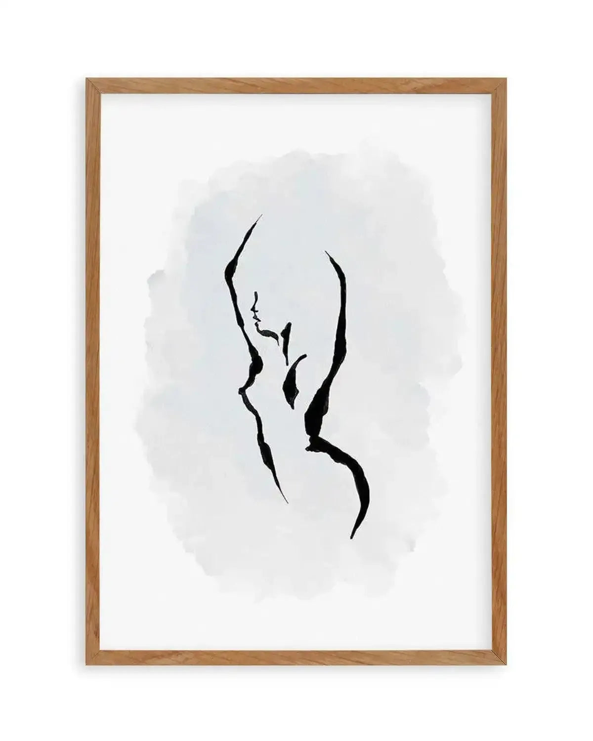 Femme in Periwinkle Blue Art Print from Olive et Oriel where you can shop wallpaper and artworks online