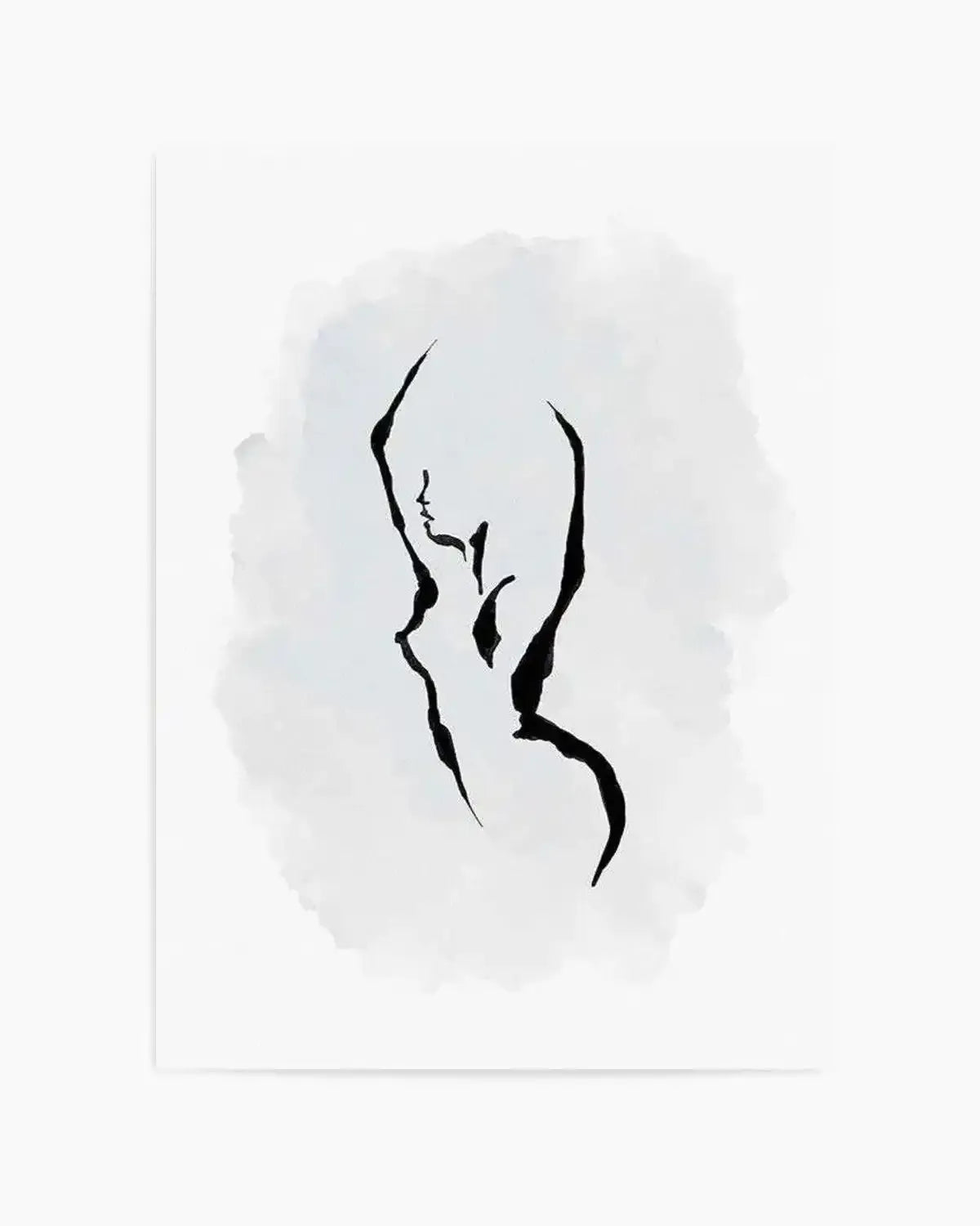 Femme in Periwinkle Blue Art Print from Olive et Oriel where you can shop wallpaper and artworks online