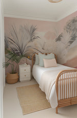 Pink Fern Canopy Wallpaper Mural