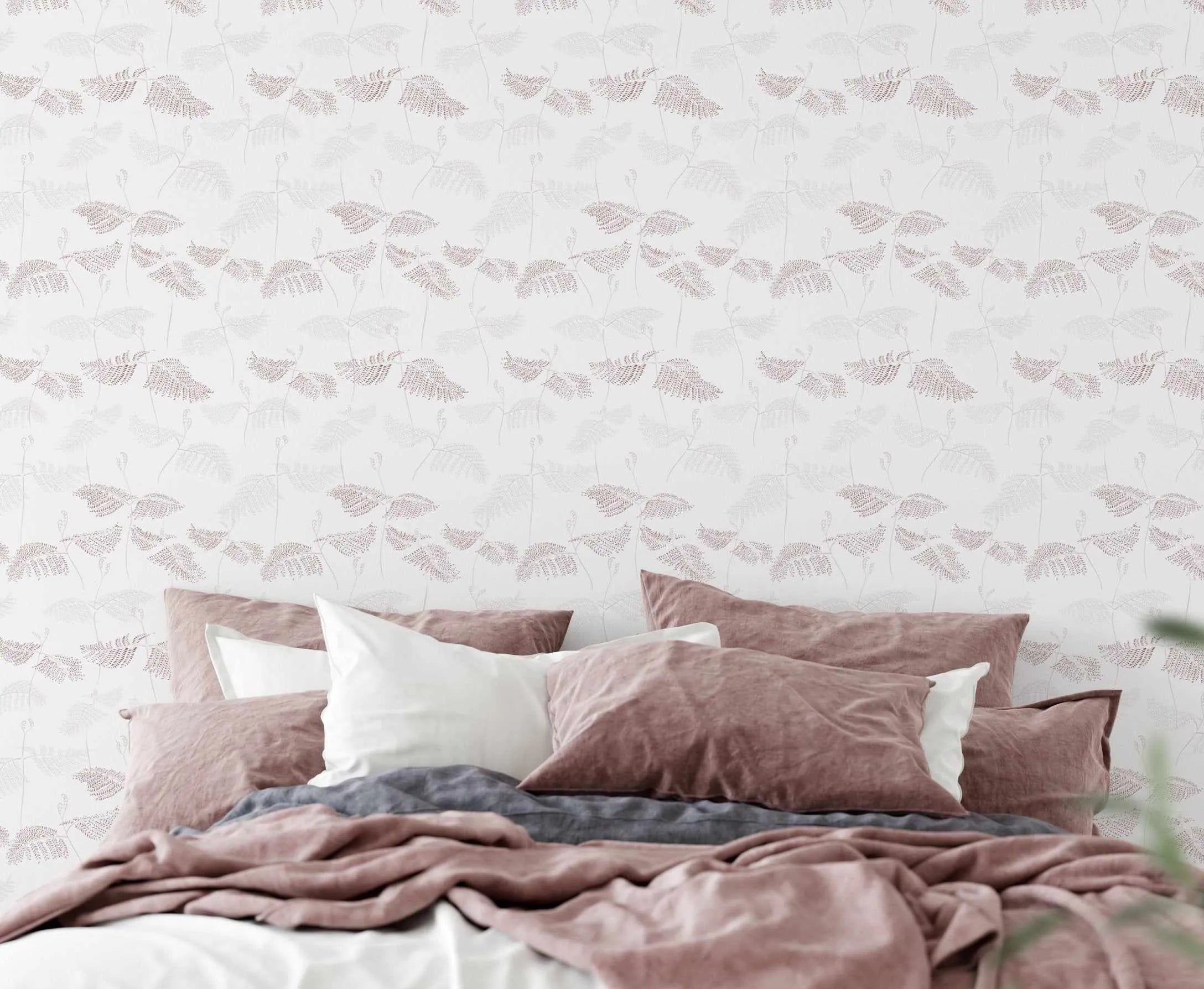 Ferns in Burgundy & Beige Wallpaper-Wallpaper-Buy Kids Removable Wallpaper Online Our Custom Made Children‚àö¬¢‚Äö√á¬®‚Äö√ë¬¢s Wallpapers Are A Fun Way To Decorate And Enhance Boys Bedroom Decor And Girls Bedrooms They Are An Amazing Addition To Your Kids Bedroom Walls Our Collection of Kids Wallpaper Is Sure To Transform Your Kids Rooms Interior Style From Pink Wallpaper To Dinosaur Wallpaper Even Marble Wallpapers For Teen Boys Shop Peel And Stick Wallpaper Online Today With Olive et Oriel