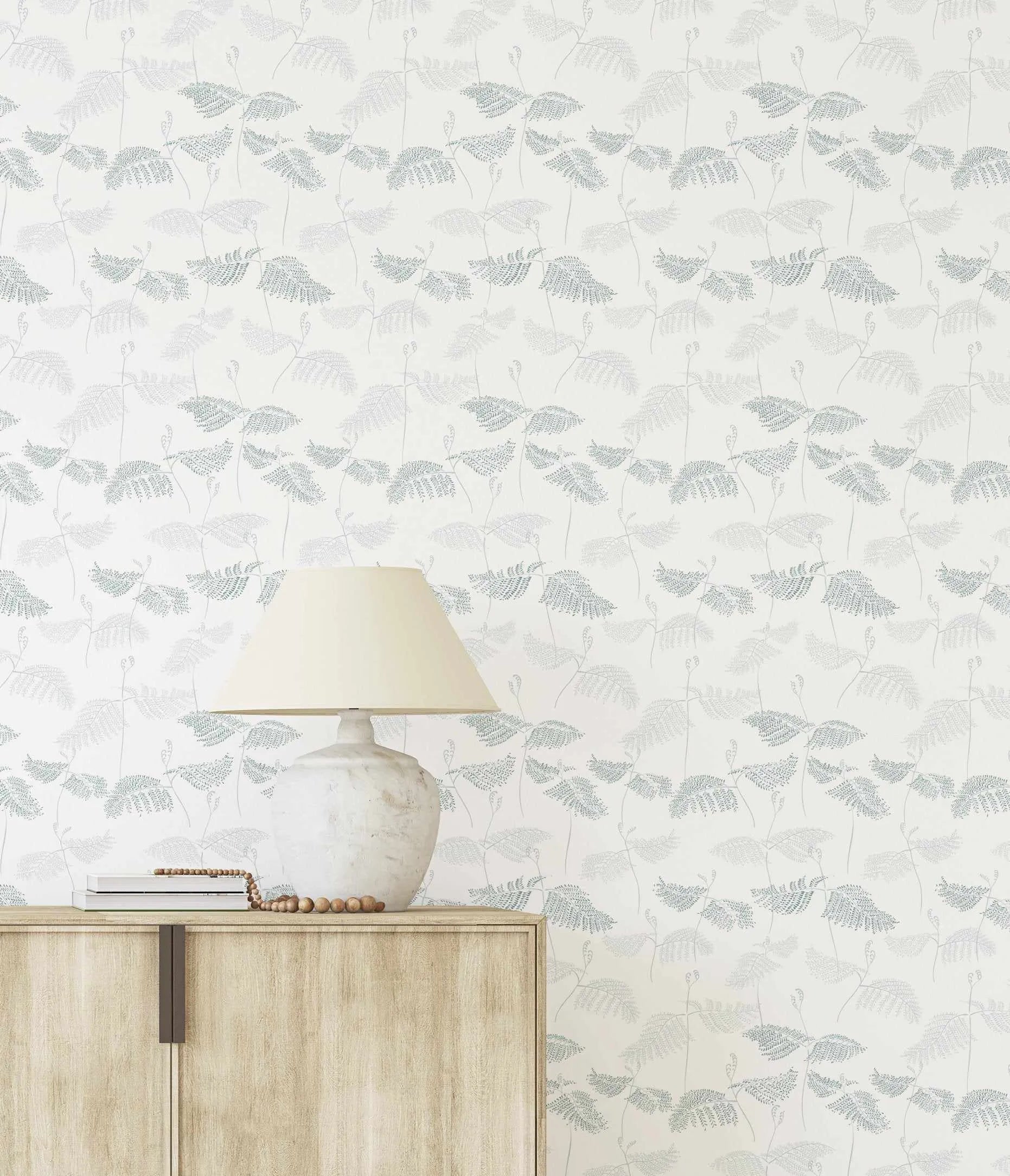 Ferns in Seafoam & Moss Wallpaper-Wallpaper-Buy Kids Removable Wallpaper Online Our Custom Made Children‚àö¬¢‚Äö√á¬®‚Äö√ë¬¢s Wallpapers Are A Fun Way To Decorate And Enhance Boys Bedroom Decor And Girls Bedrooms They Are An Amazing Addition To Your Kids Bedroom Walls Our Collection of Kids Wallpaper Is Sure To Transform Your Kids Rooms Interior Style From Pink Wallpaper To Dinosaur Wallpaper Even Marble Wallpapers For Teen Boys Shop Peel And Stick Wallpaper Online Today With Olive et Oriel