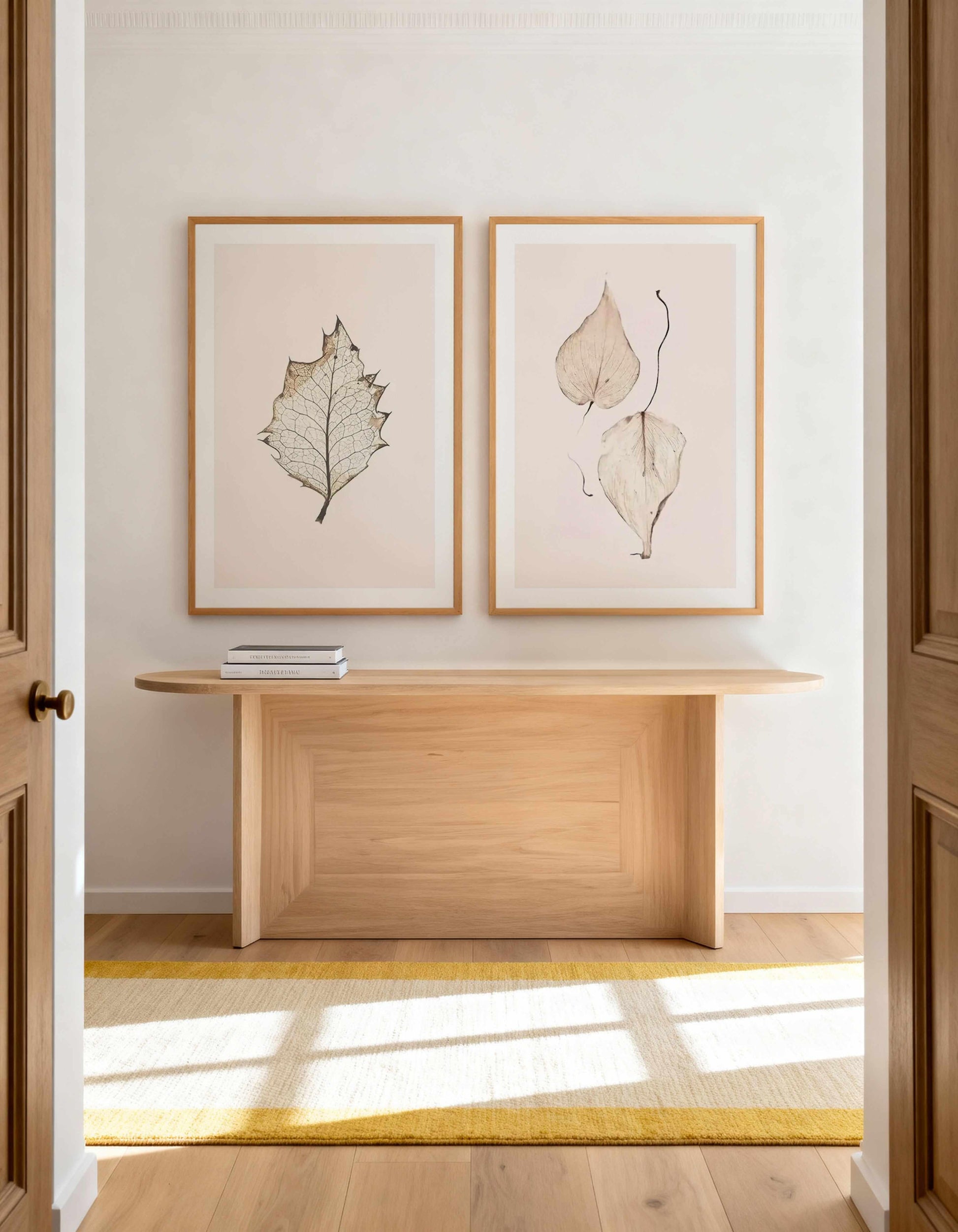Feuille D'or I & II Art Print Set of 2 | Matching Wall Art from Olive et Oriel where you can shop wallpaper and artworks online