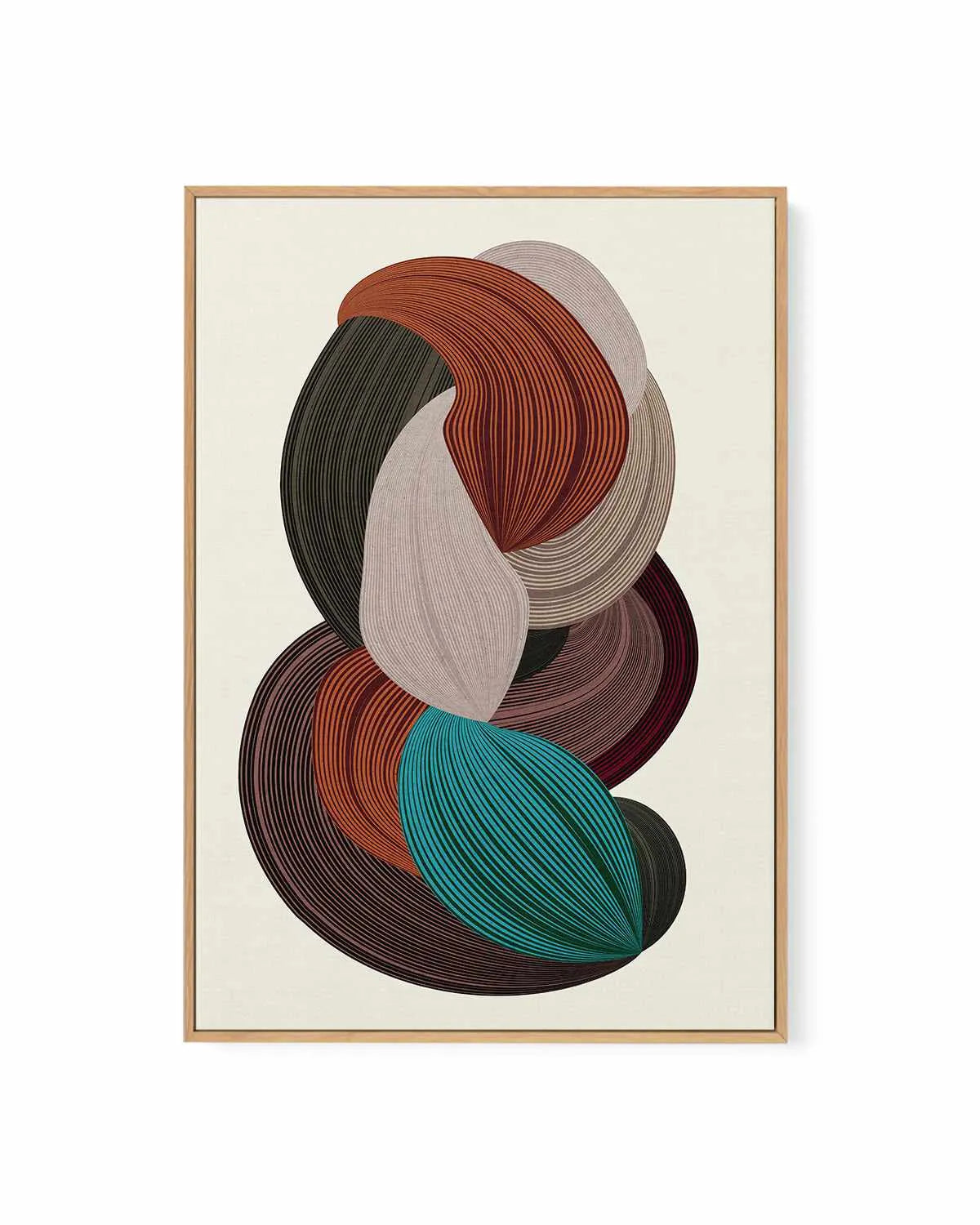 Fibers III by Design Fabrikken | Framed Canvas Art Print from Olive et Oriel where you can shop wallpaper and artworks online