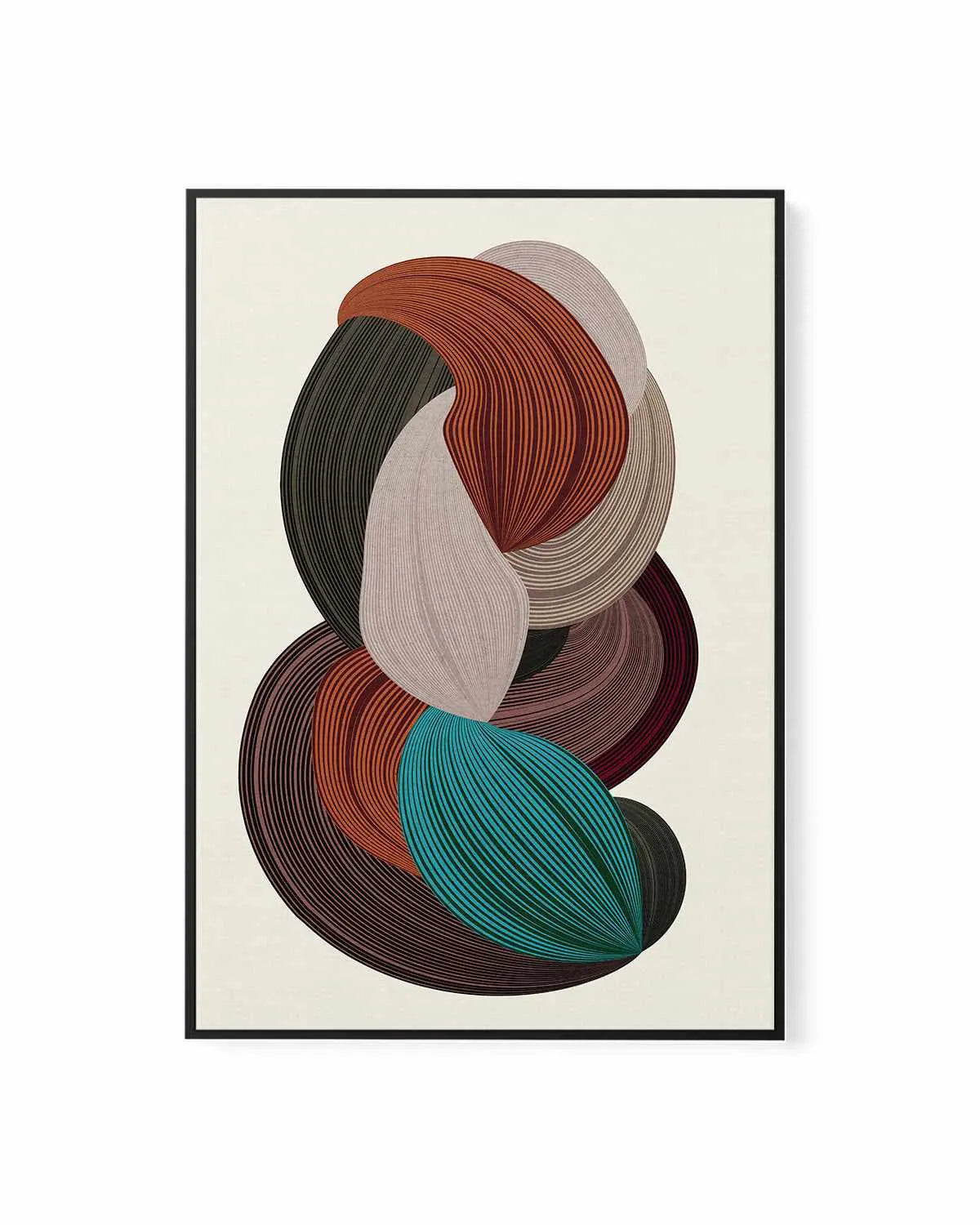 Fibers III by Design Fabrikken | Framed Canvas Art Print from Olive et Oriel where you can shop wallpaper and artworks online