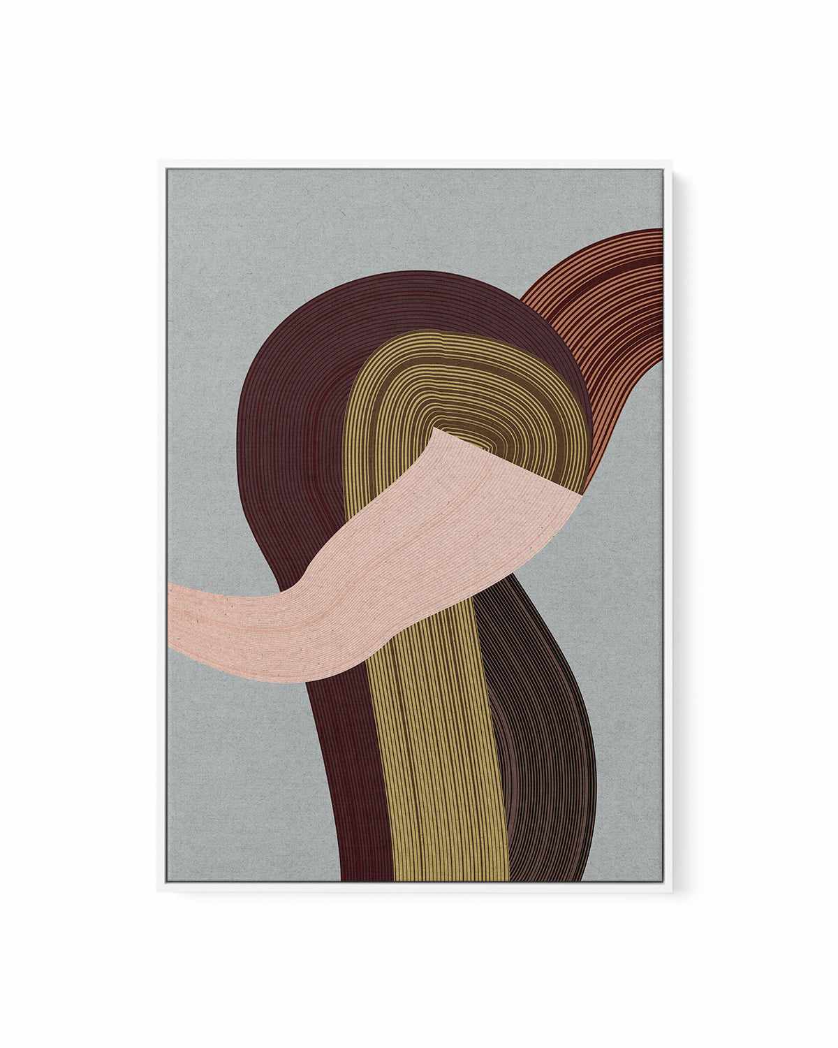 Fibers IV by Design Fabrikken | Framed Canvas Art Print