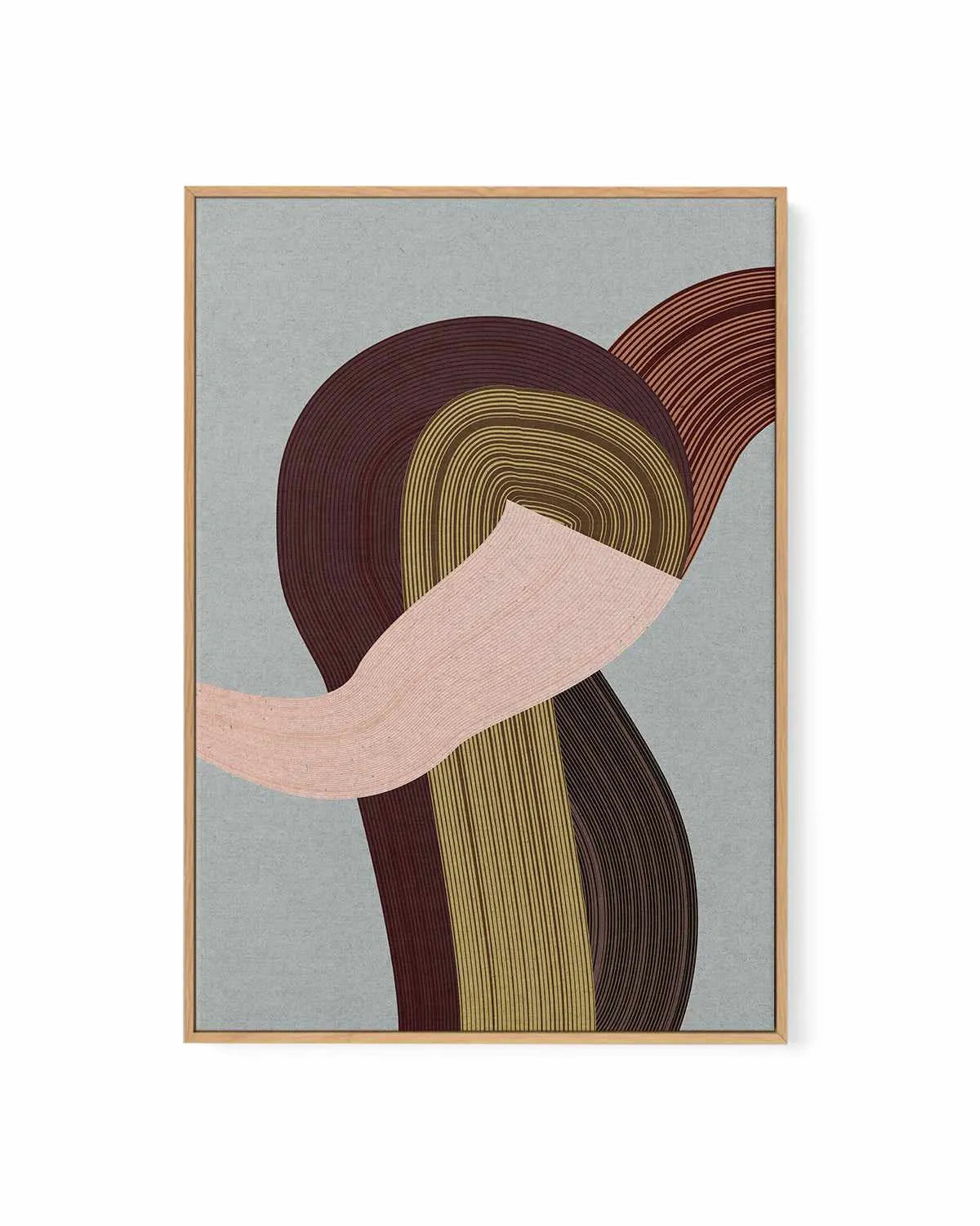 Fibers IV by Design Fabrikken | Framed Canvas Art Print from Olive et Oriel where you can shop wallpaper and artworks online