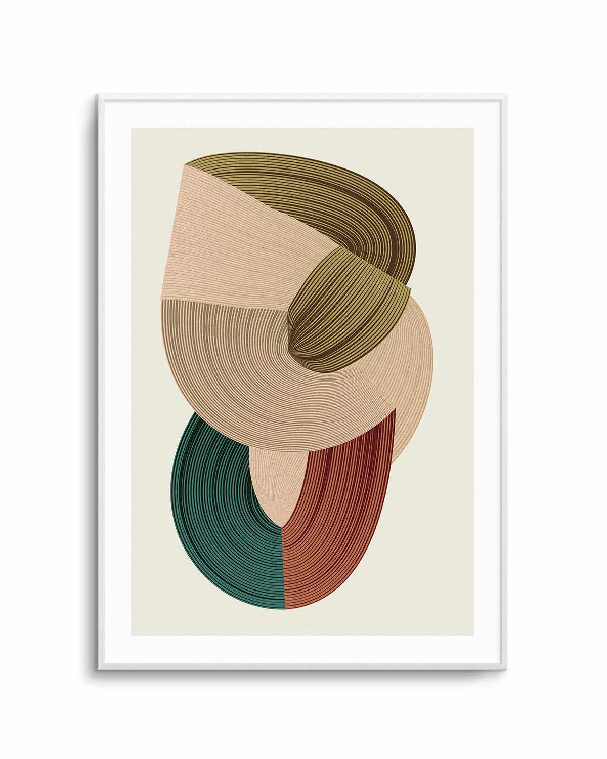 Fibers I by Design Fabrikken Art Print