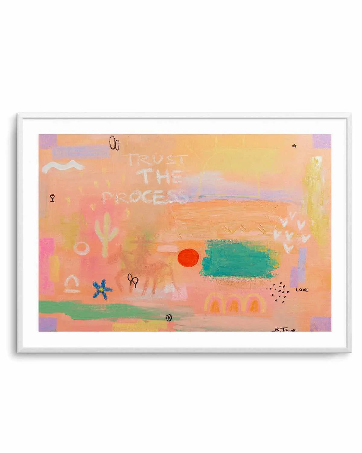 Fidati by Britney Turner Art Print from Olive et Oriel where you can shop wallpaper and artworks online