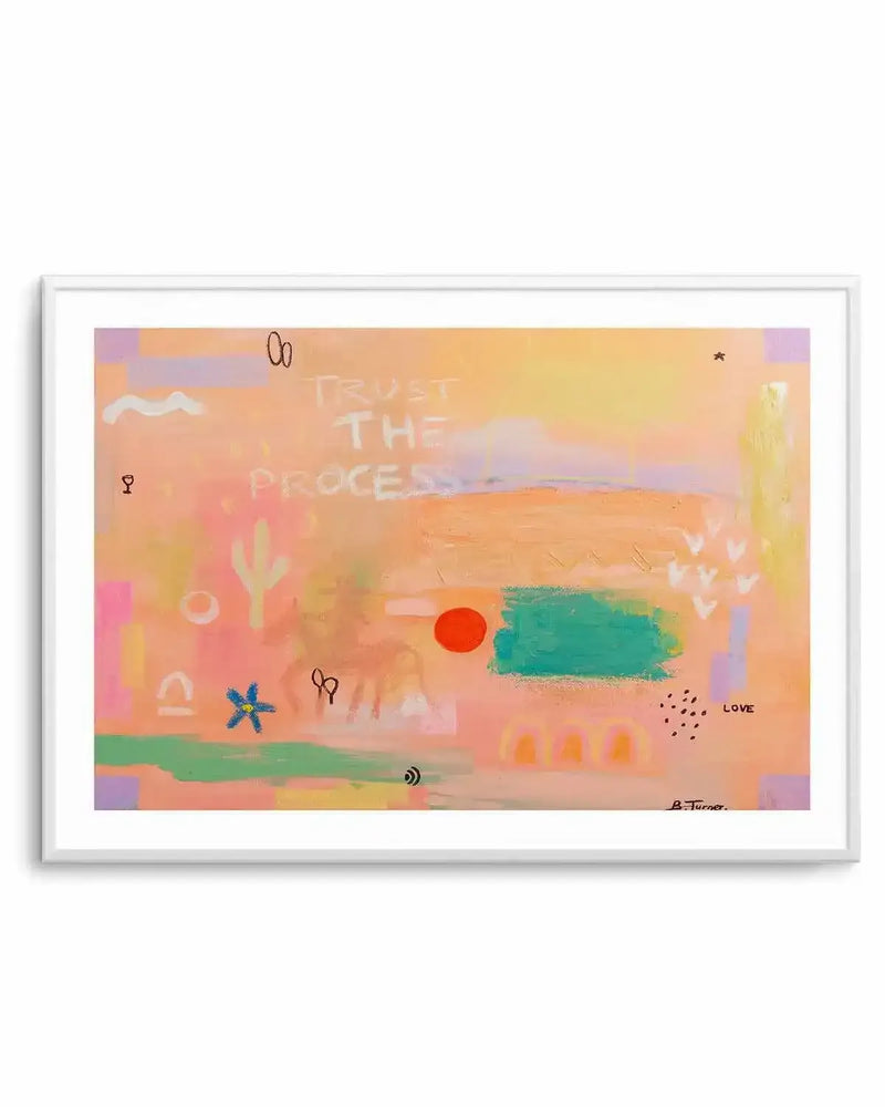 Fidati by Britney Turner Art Print from Olive et Oriel where you can shop wallpaper and artworks online