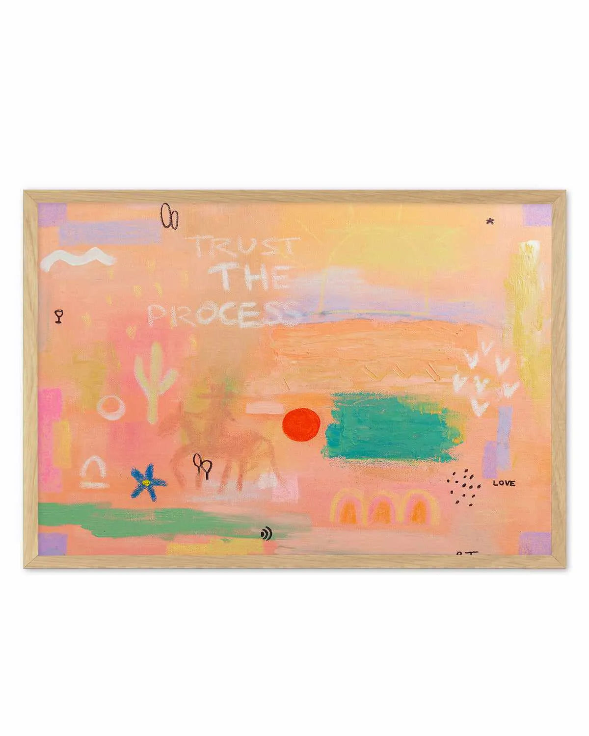 Fidati by Britney Turner Art Print from Olive et Oriel where you can shop wallpaper and artworks online