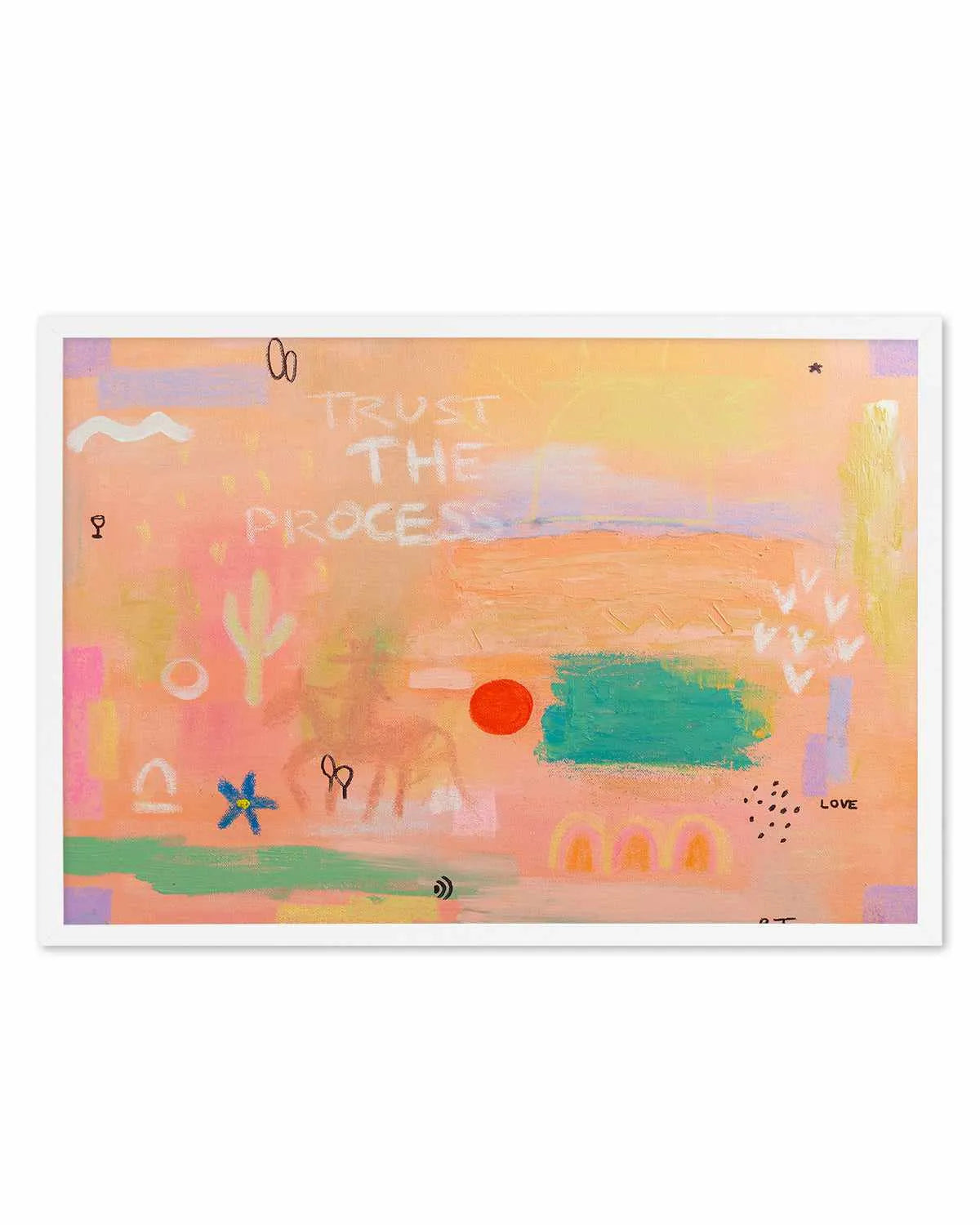 Fidati by Britney Turner Art Print from Olive et Oriel where you can shop wallpaper and artworks online