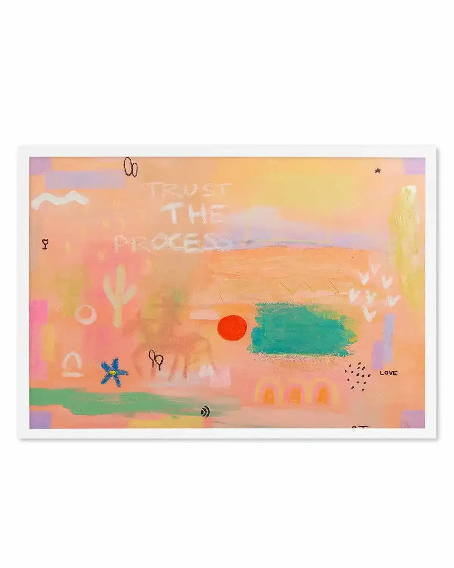 Fidati by Britney Turner Art Print from Olive et Oriel where you can shop wallpaper and artworks online