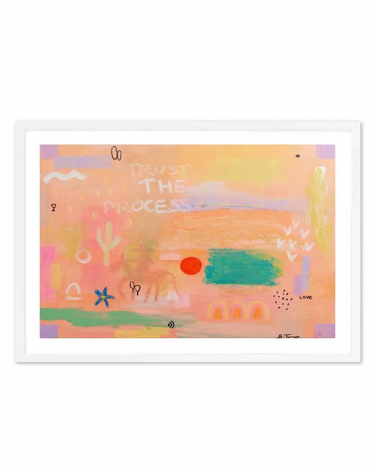 Fidati by Britney Turner Art Print from Olive et Oriel where you can shop wallpaper and artworks online