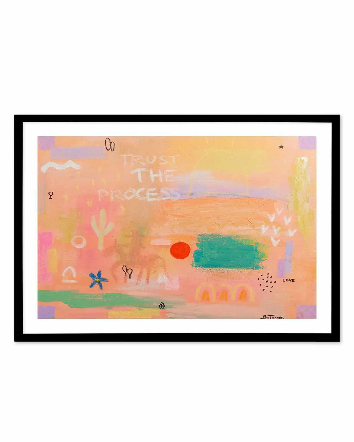 Fidati by Britney Turner Art Print from Olive et Oriel where you can shop wallpaper and artworks online