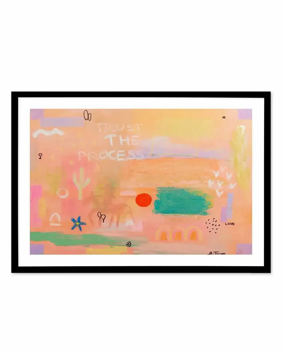 Fidati by Britney Turner Art Print from Olive et Oriel where you can shop wallpaper and artworks online