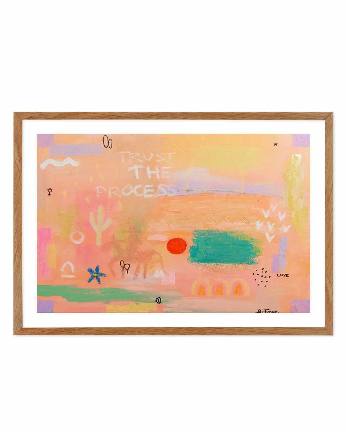 Fidati by Britney Turner Art Print from Olive et Oriel where you can shop wallpaper and artworks online