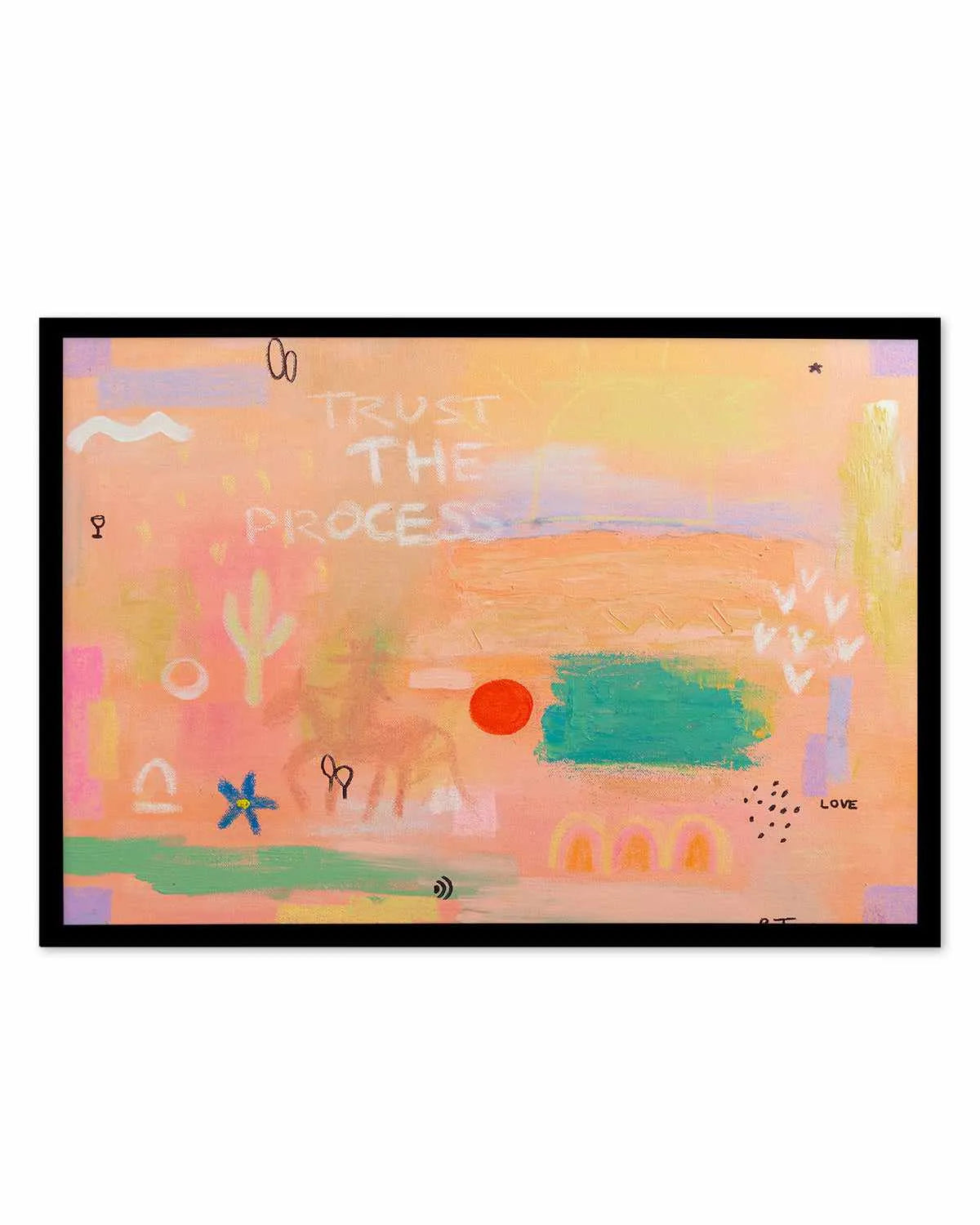 Fidati by Britney Turner Art Print from Olive et Oriel where you can shop wallpaper and artworks online