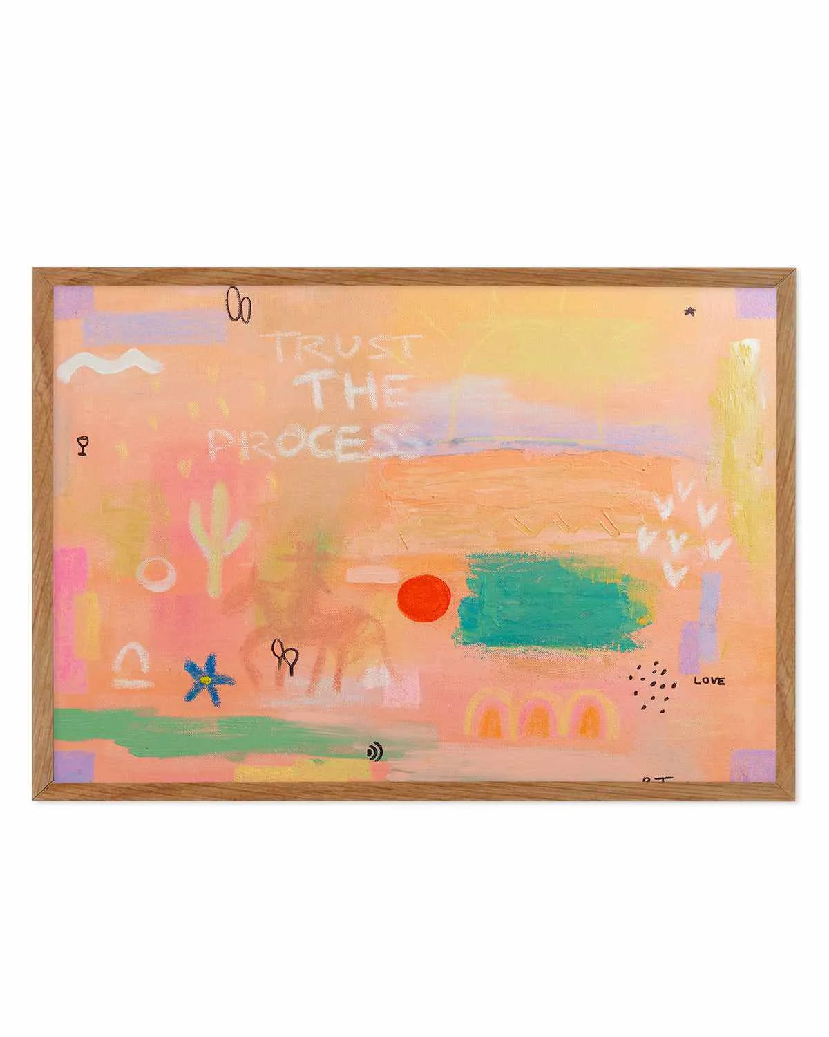 Fidati by Britney Turner Art Print from Olive et Oriel where you can shop wallpaper and artworks online