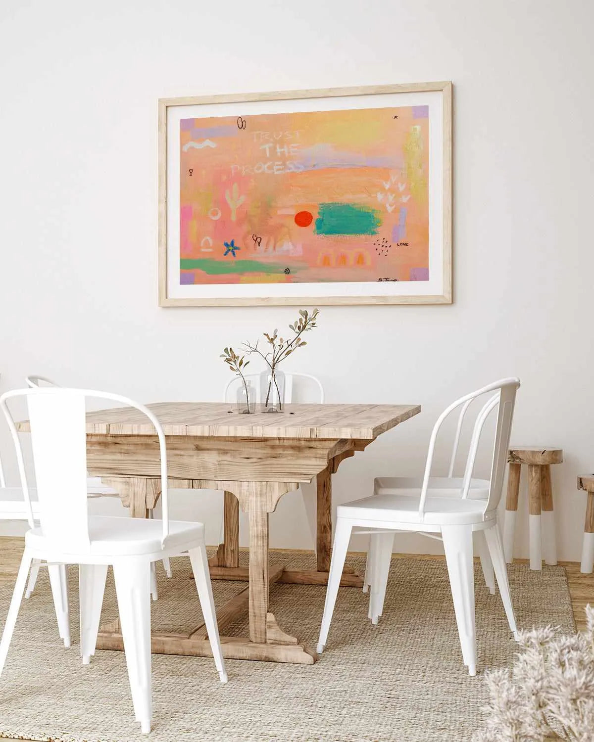 Fidati by Britney Turner Art Print from Olive et Oriel where you can shop wallpaper and artworks online