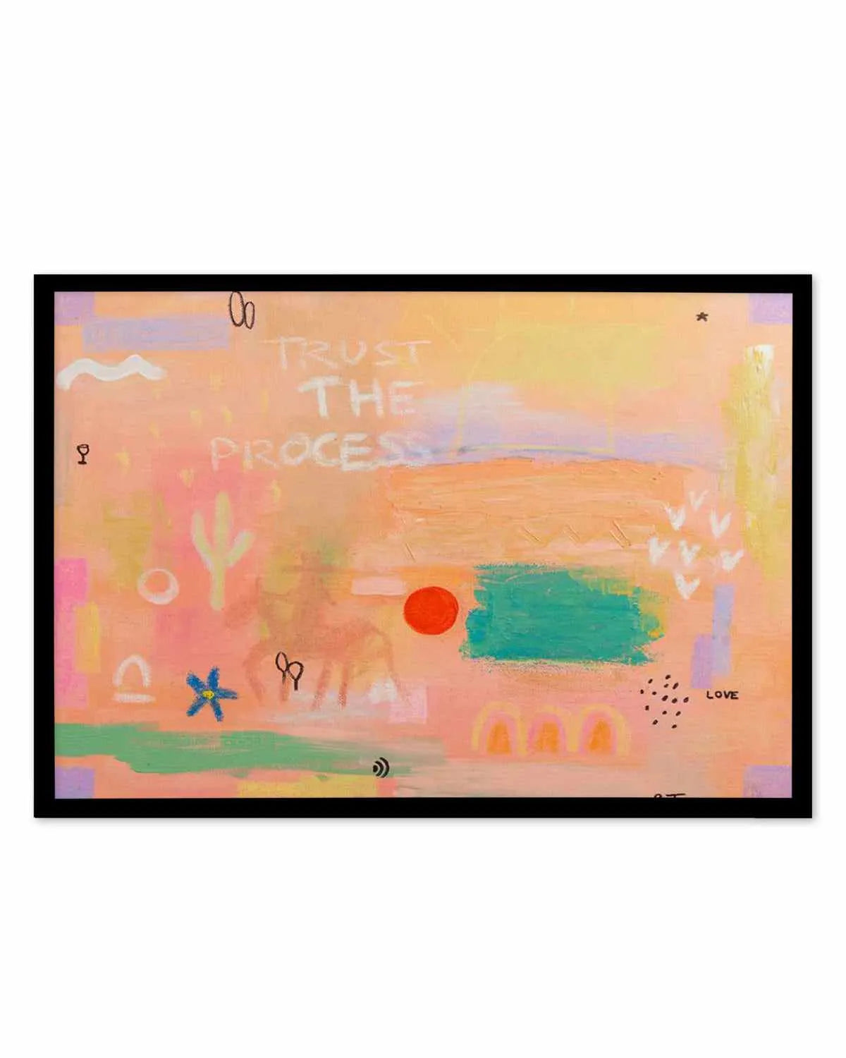 Fidati by Britney Turner Art Print from Olive et Oriel where you can shop wallpaper and artworks online